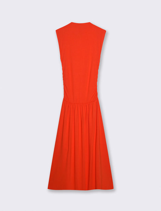 Vestito smanicato - Corallo