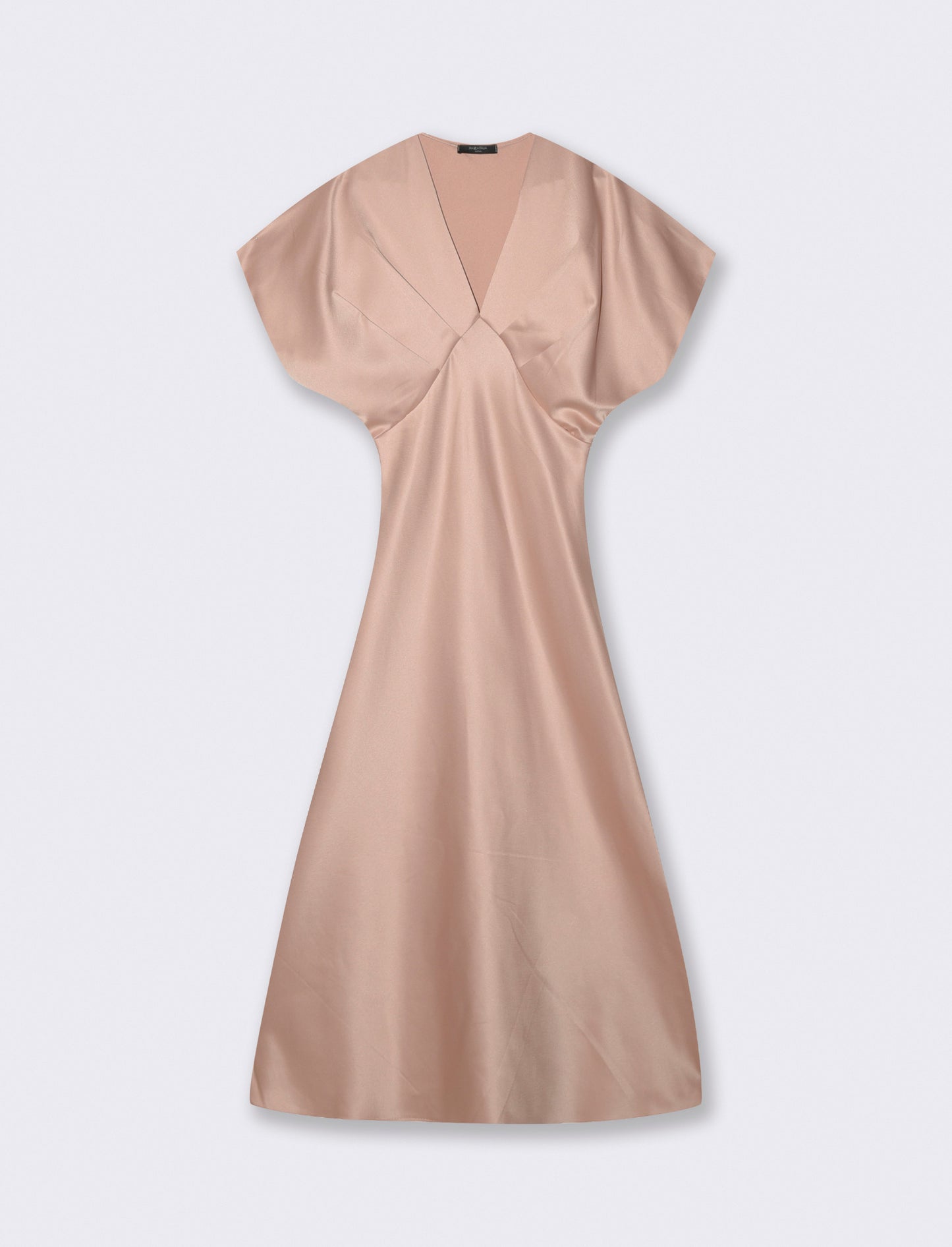 Vestito in raso - Beige champagne
