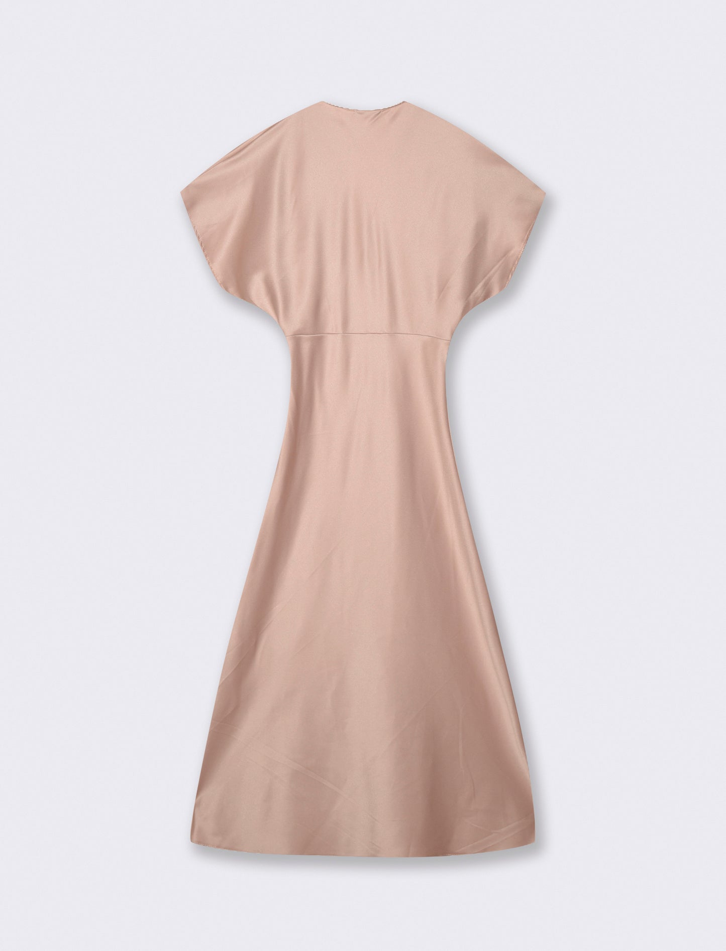 Vestito in raso - Beige champagne