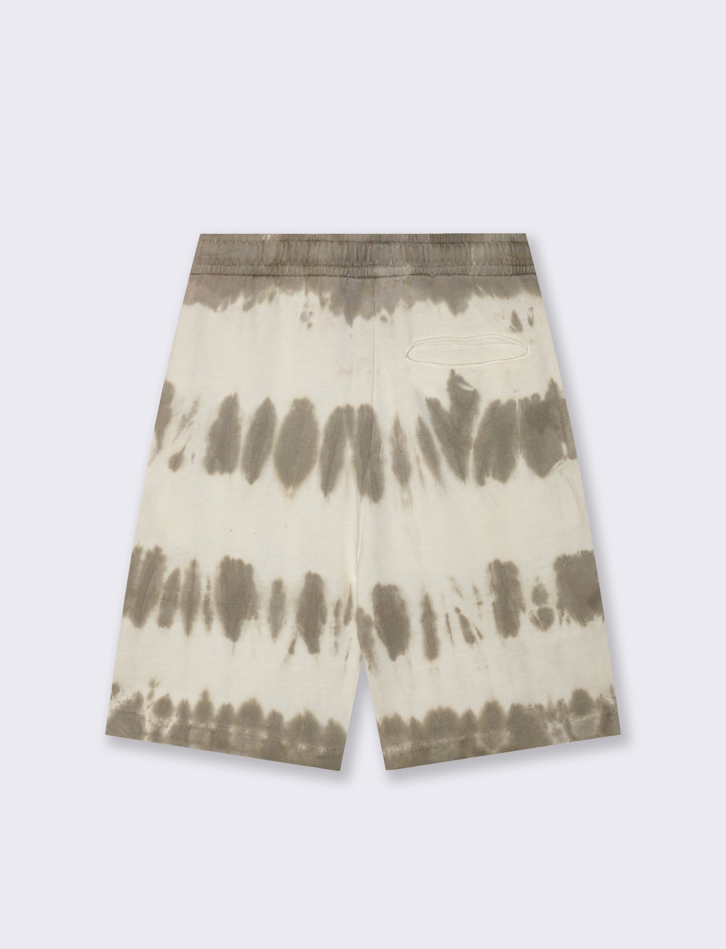 Bermuda in jersey tie-dye per l'estate - Grigio mastice