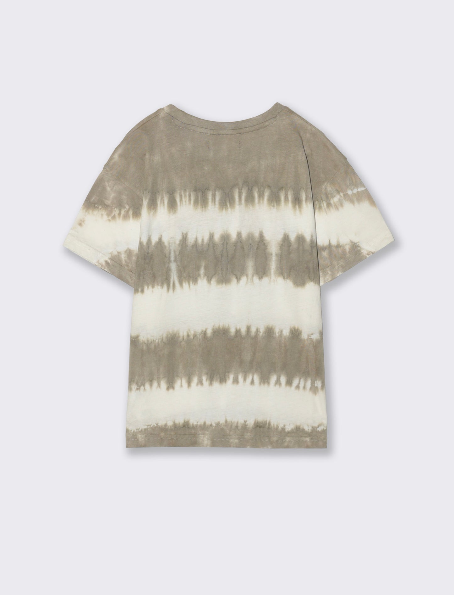 T-shirt girocollo tie-dye per l'estate - Grigio mastice