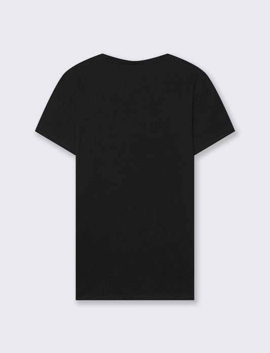 T-Shirt in Cotone con Stampa Frontale - var 2