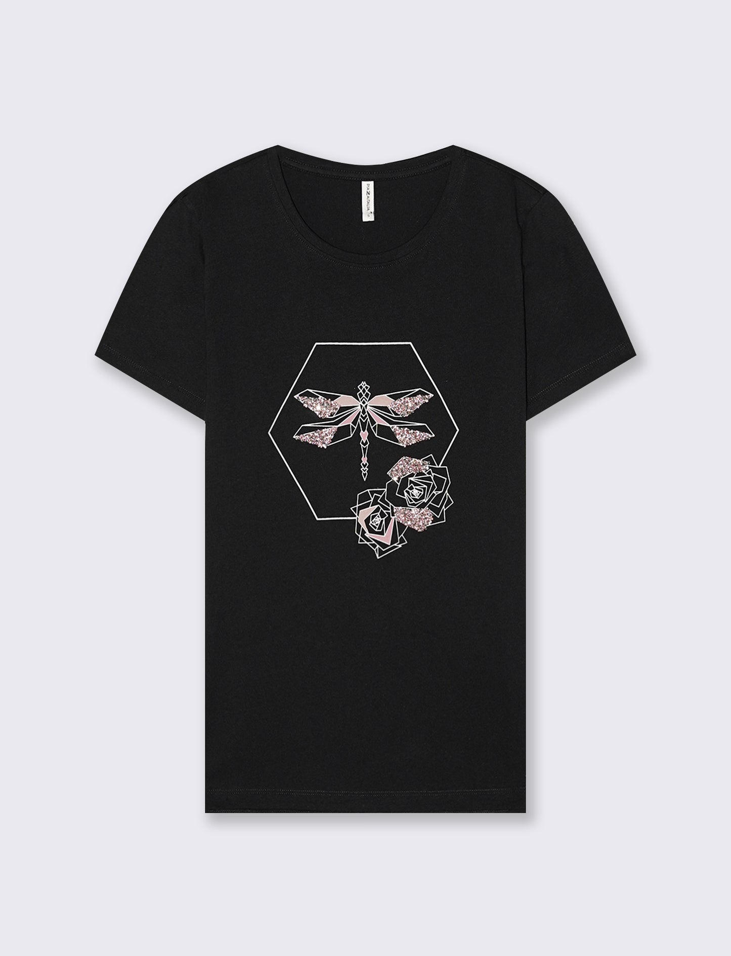 T-Shirt in Cotone con Stampa Frontale - var 2