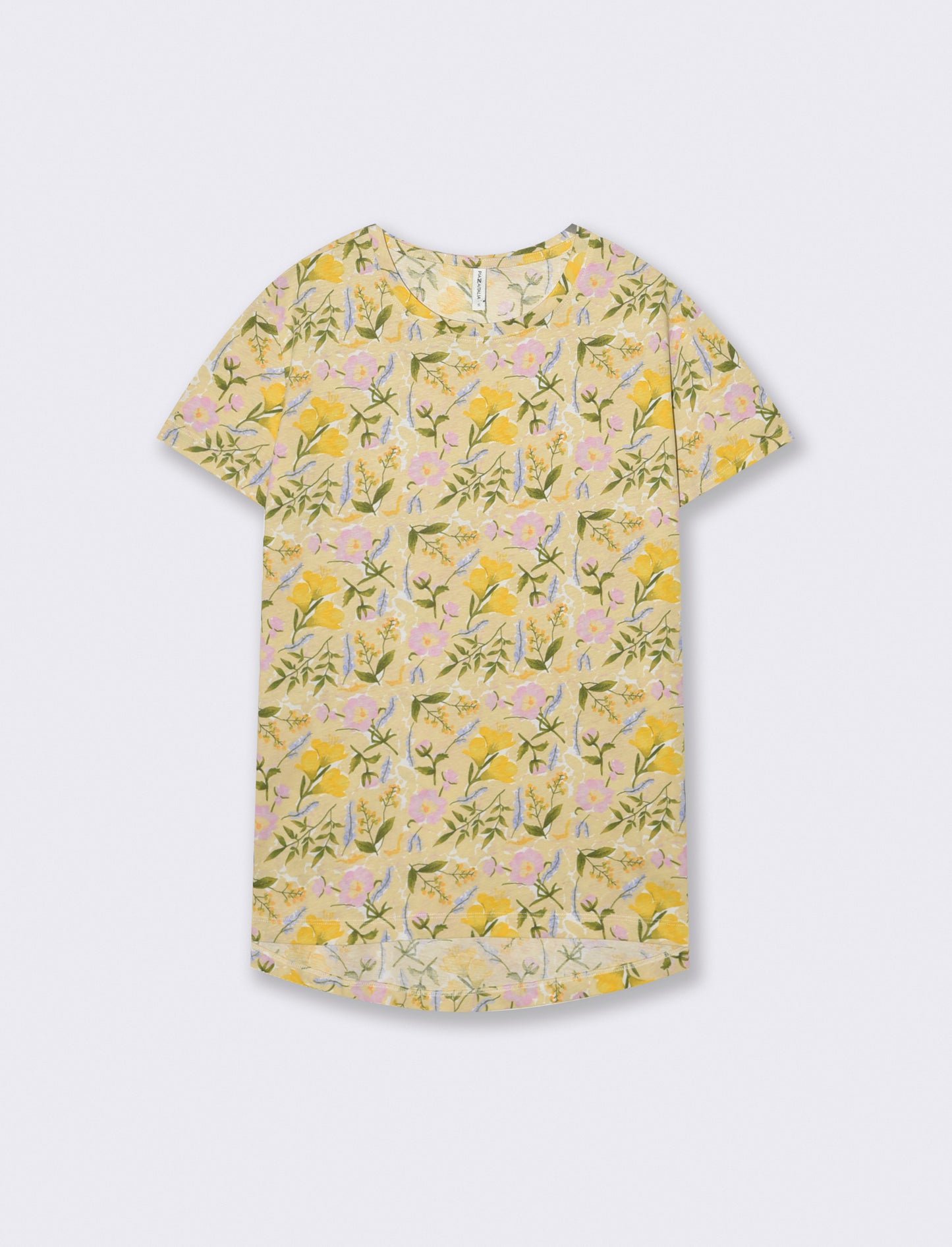 T-Shirt in Cotone Manica Corta Rigata - var 3