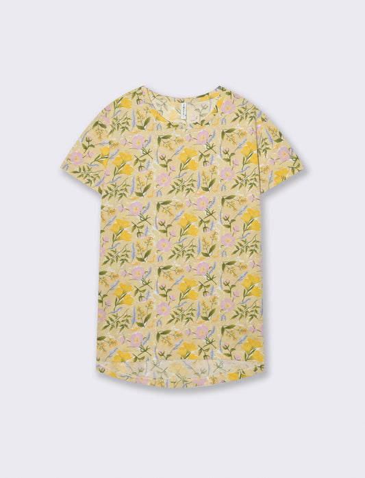 T-Shirt in Cotone Manica Corta Rigata - var 3