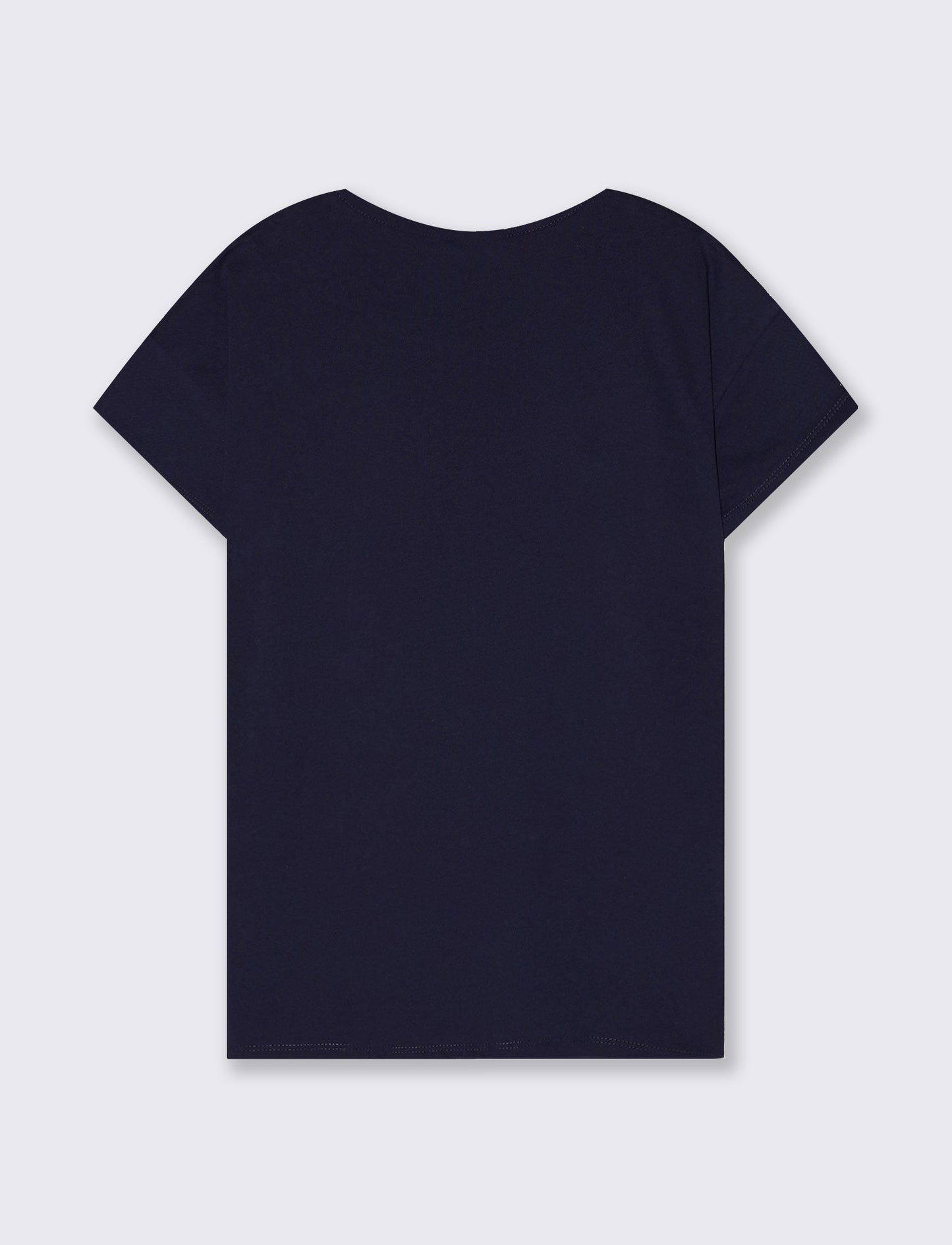 T-Shirt Manica Corta con Stampa e Paillettes - var 2