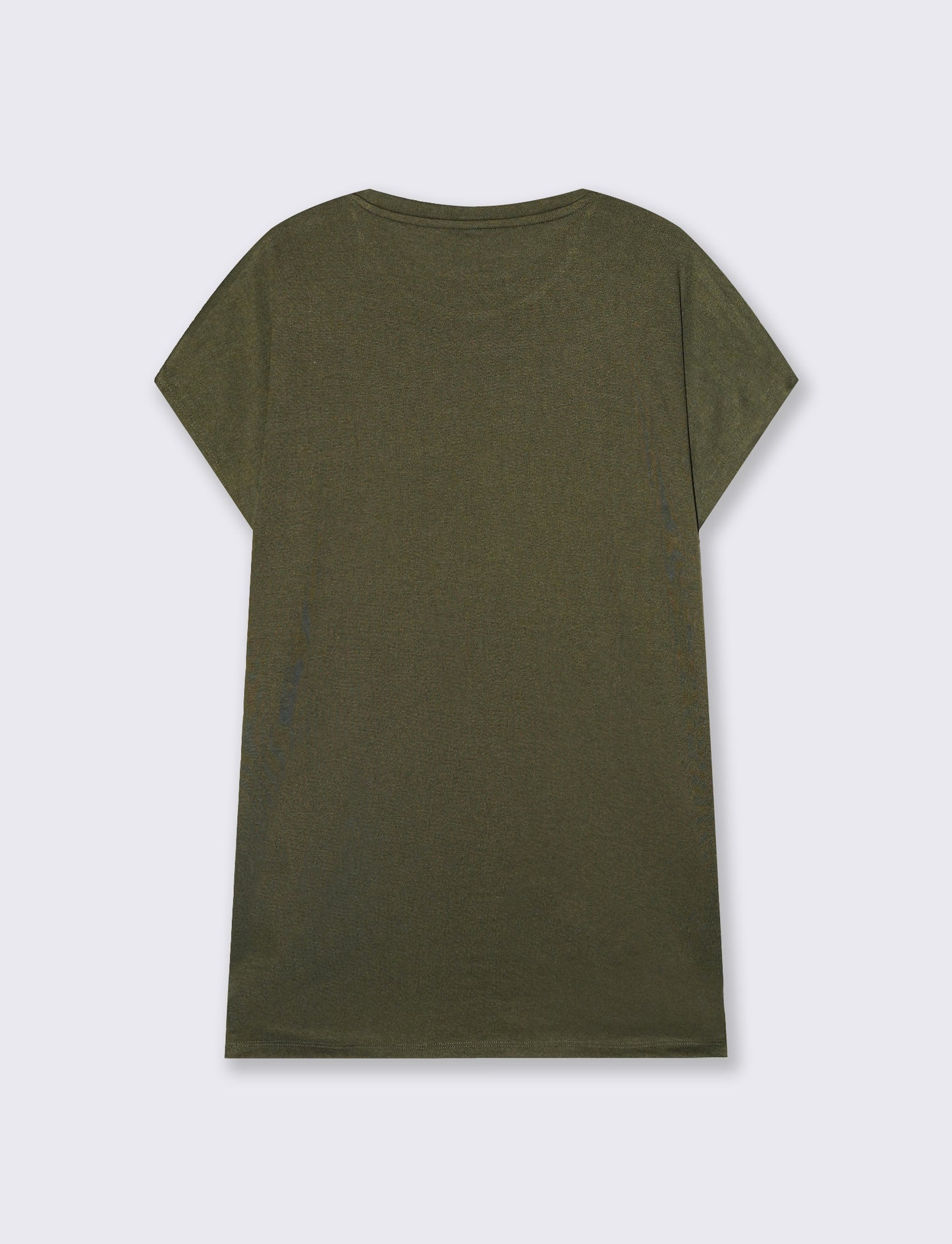 T-Shirt Manica A T con Stampa e Scollo Rotondo - var 2