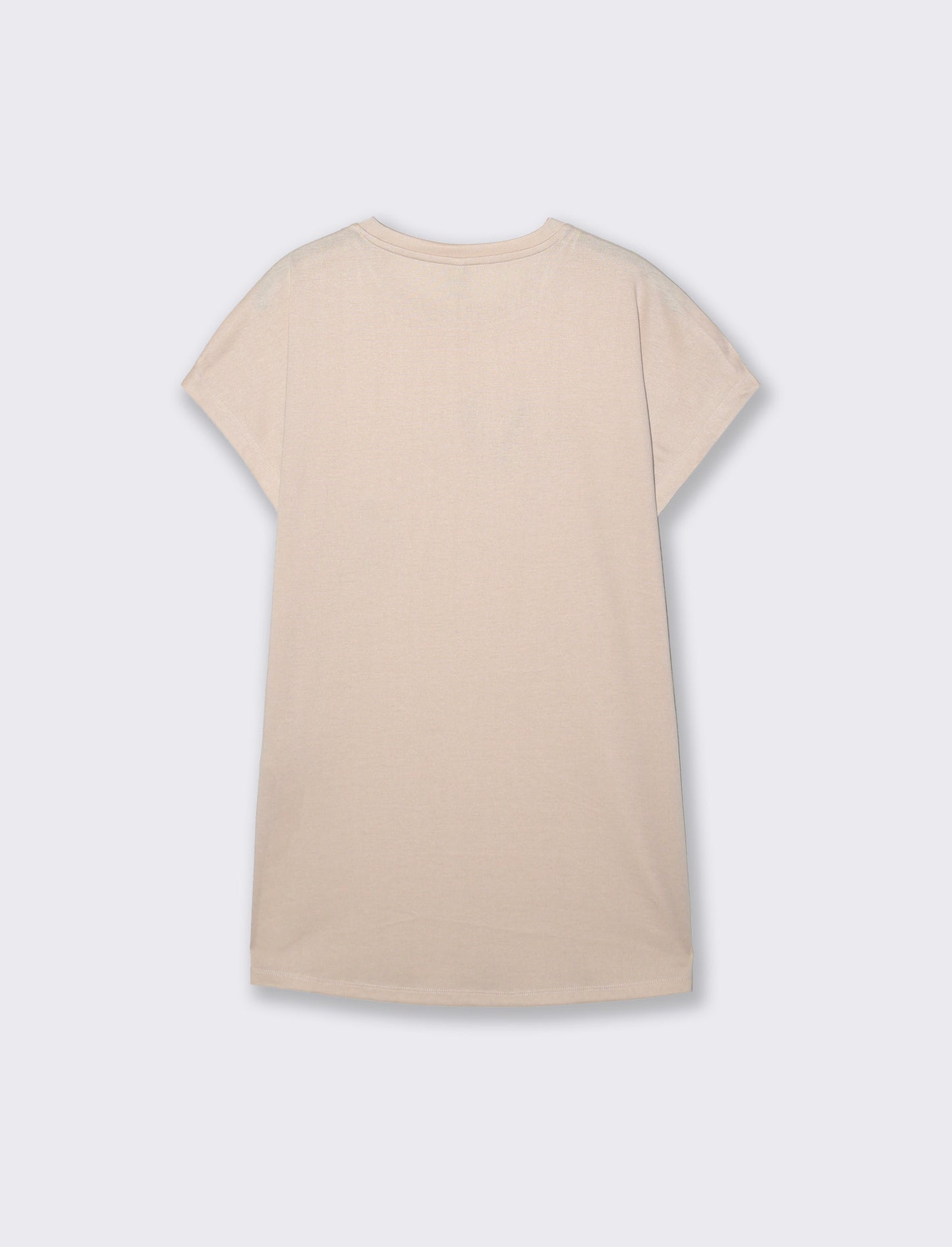 T-Shirt Manica A T con Stampa e Scollo Rotondo - var 3