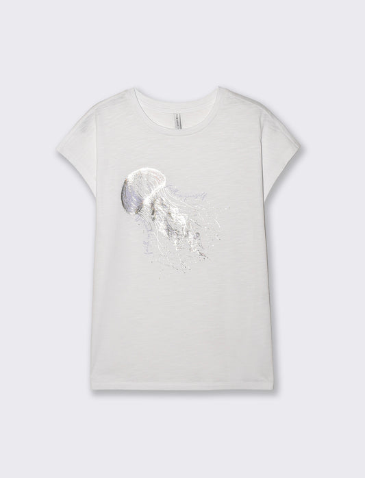 T-shirt manica corta con stampa - var 1