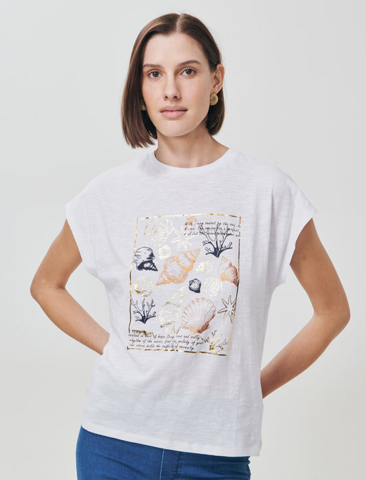 T-shirt manica corta con stampa - var 2