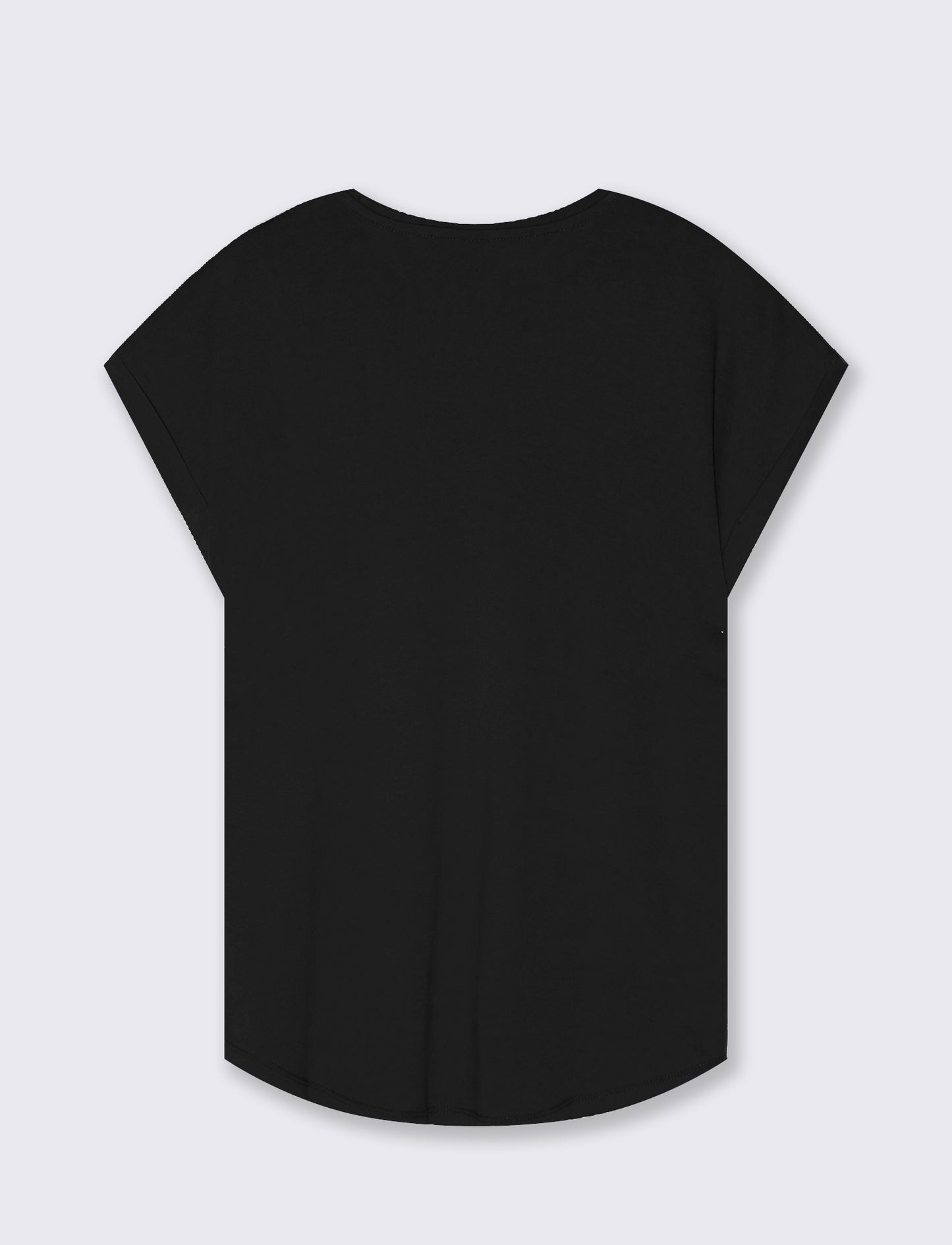 T-shirt in cotone con stampa frontale - var 2