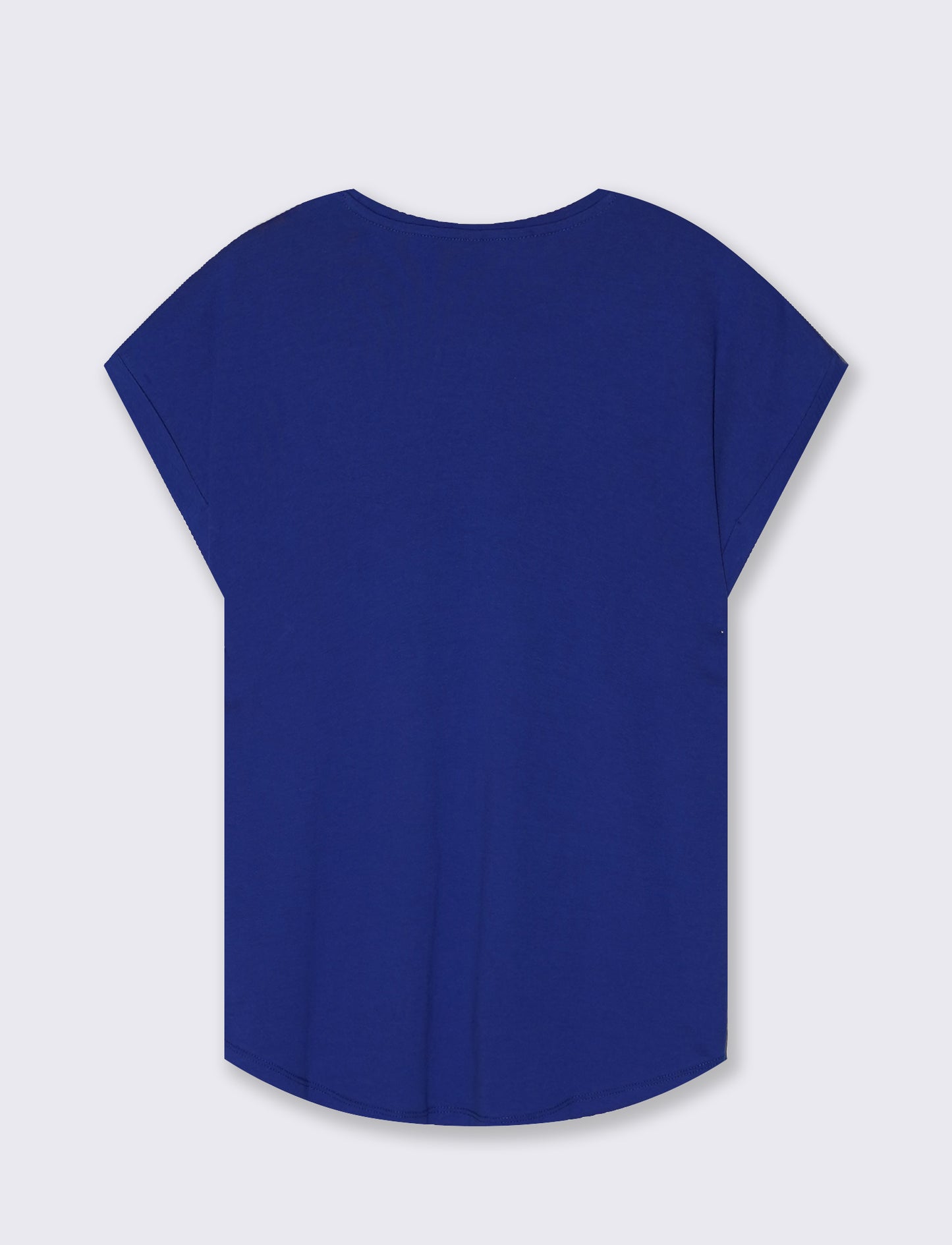T-shirt in cotone con stampa frontale - var 3
