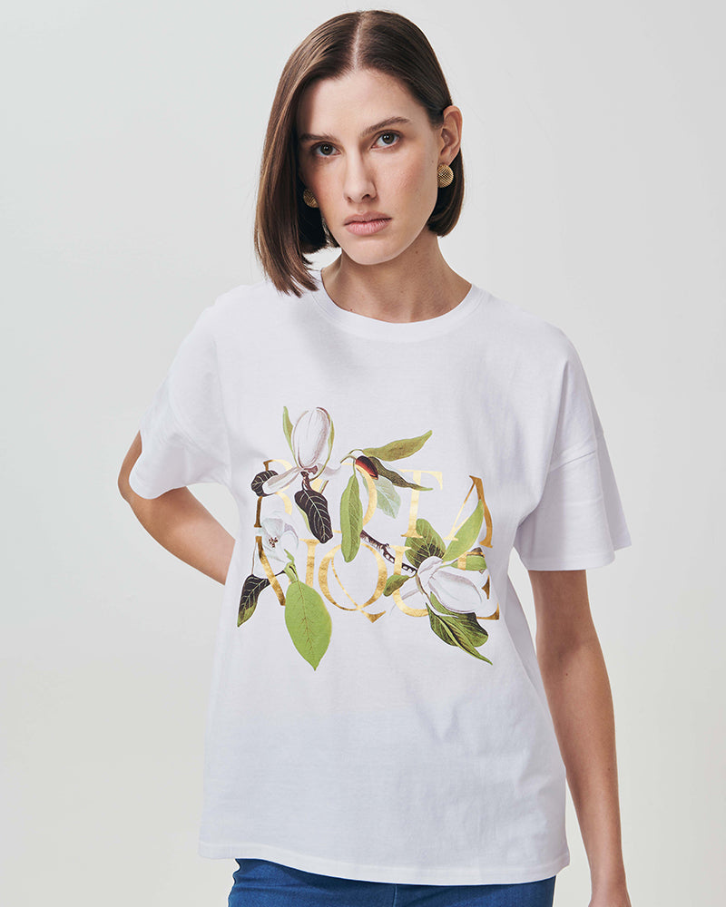 T-Shirt Manica Corta con Stampa - var 2