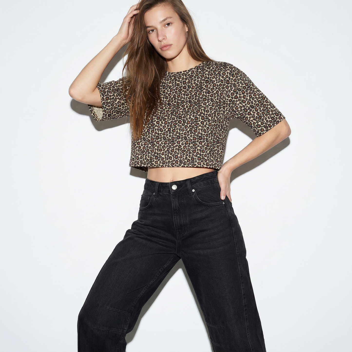 Introducing the perfect addition to any woman's wardrobe: a short-sleeve cotton t-shirt designed for - 