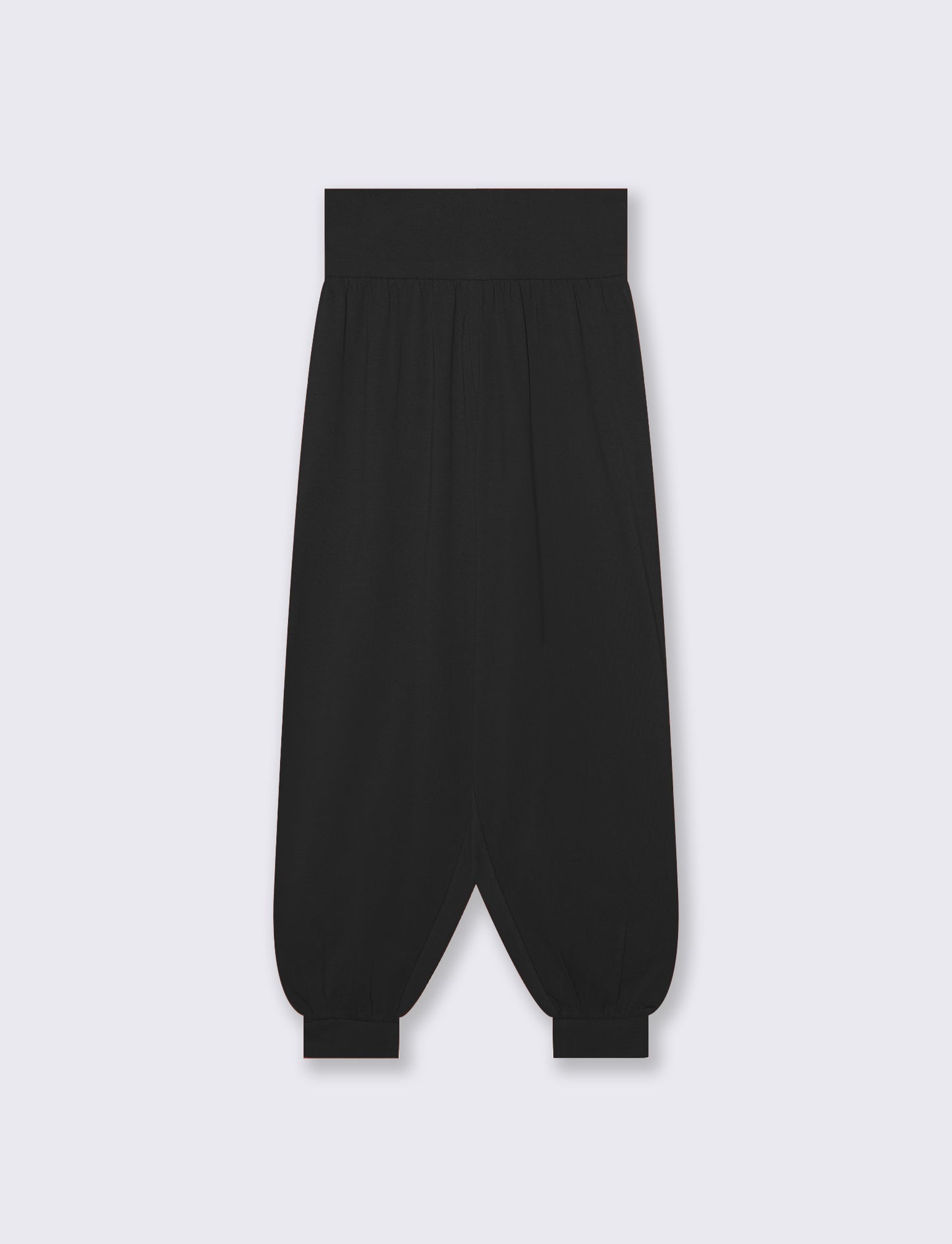 Pantalone Odalisca in Cotone con Cintura - Nero
