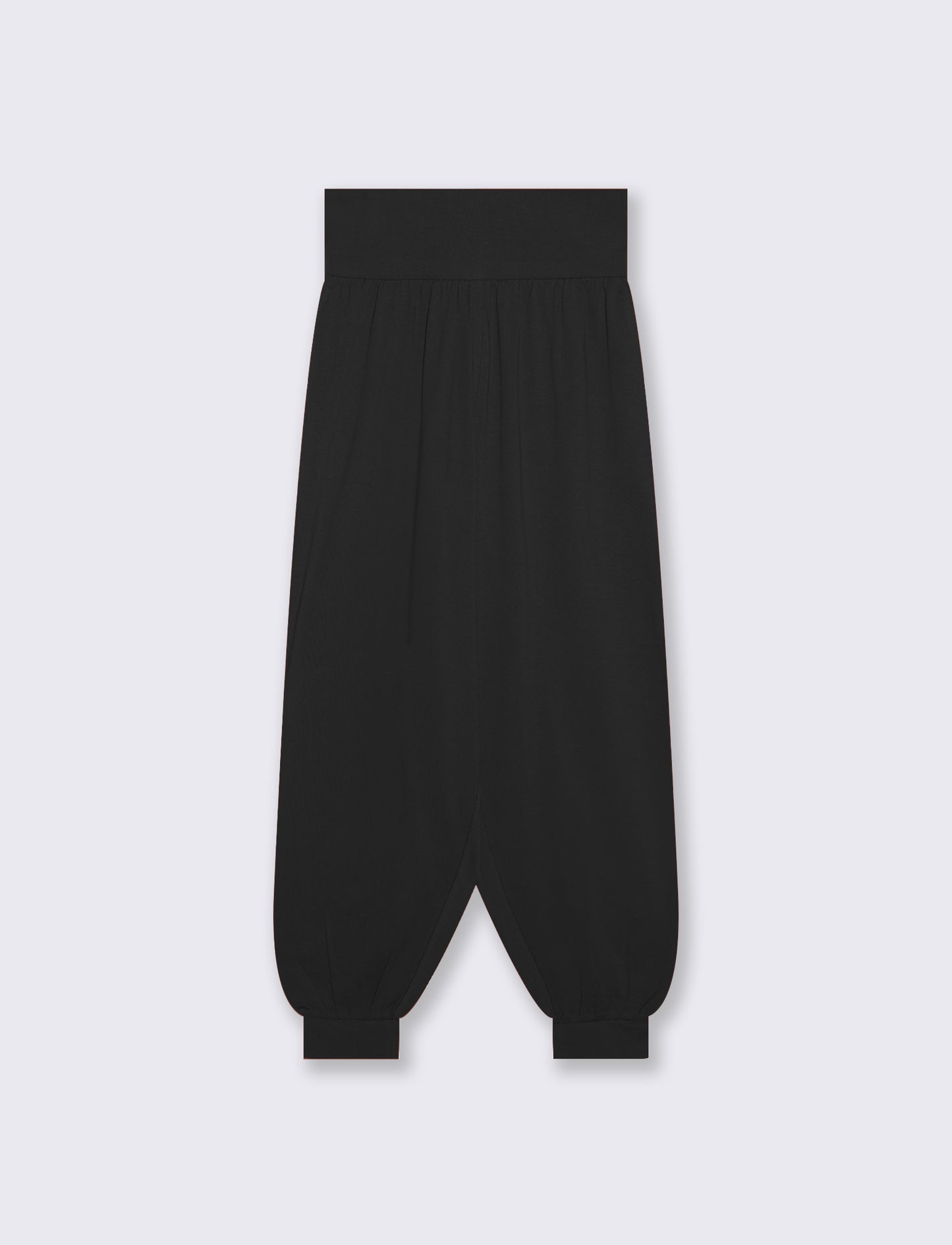 Pantalone Odalisca in Cotone con Cintura - Nero