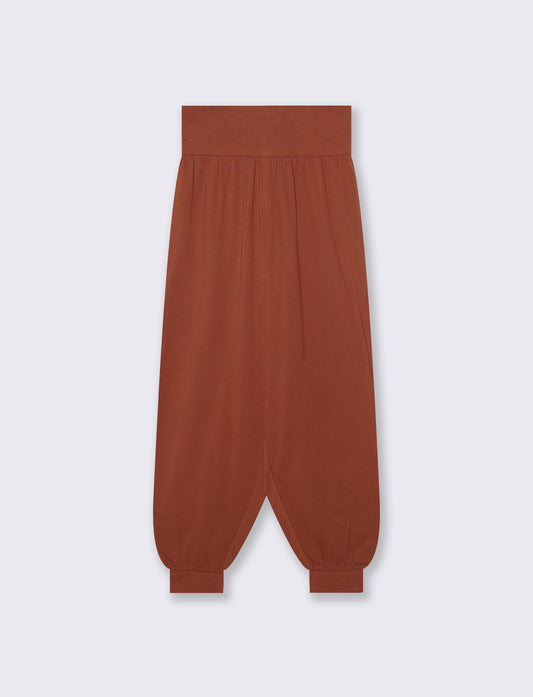 Elevate your wardrobe with these Odalisque-style pants, designed for the modern woman who appreciate - Orange
