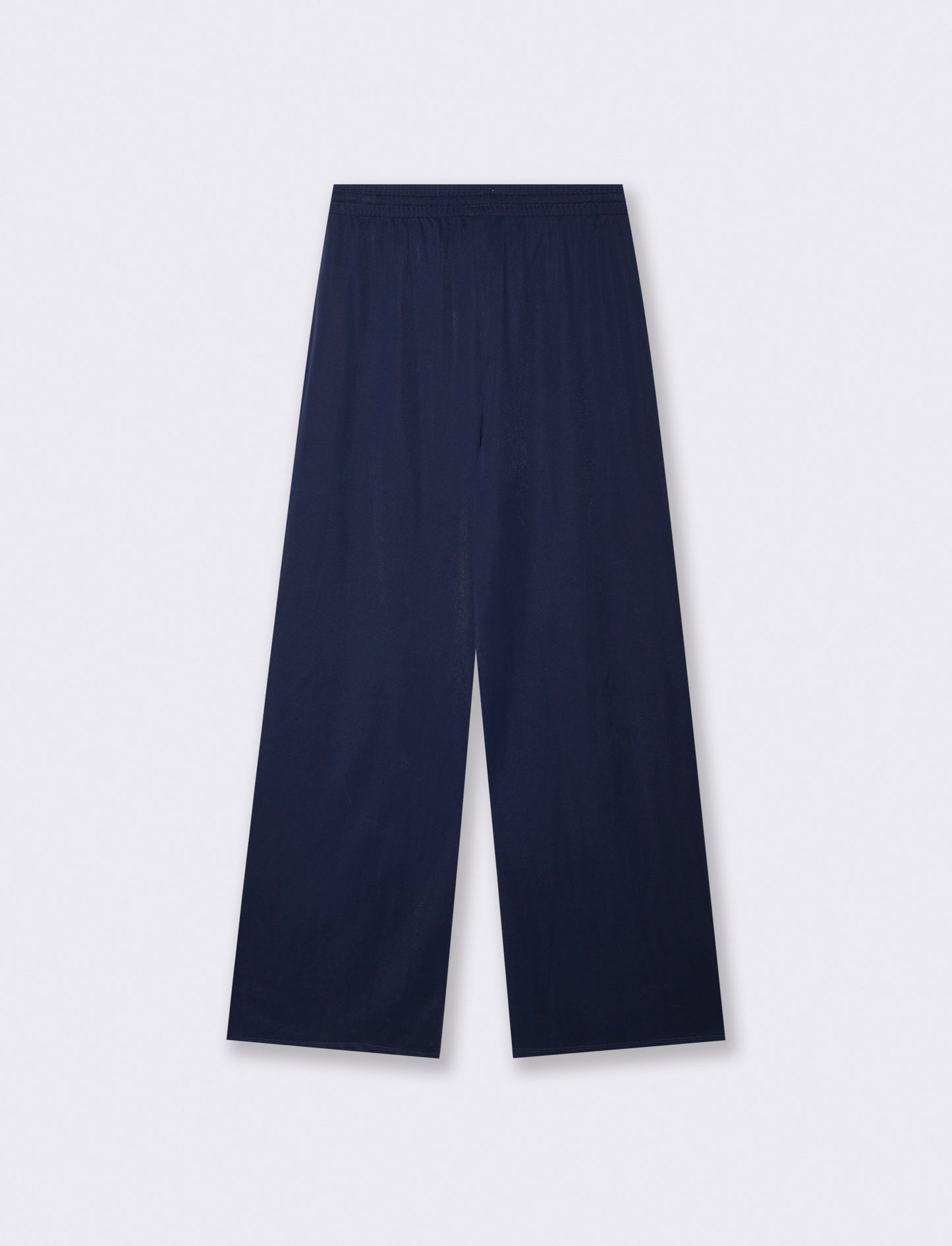 Pantalone Cavallo Basso con Elastico - Blu