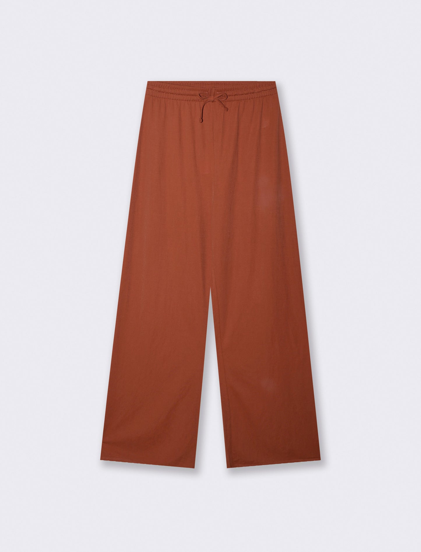 Pantalone Cavallo Basso con Elastico - Cognac