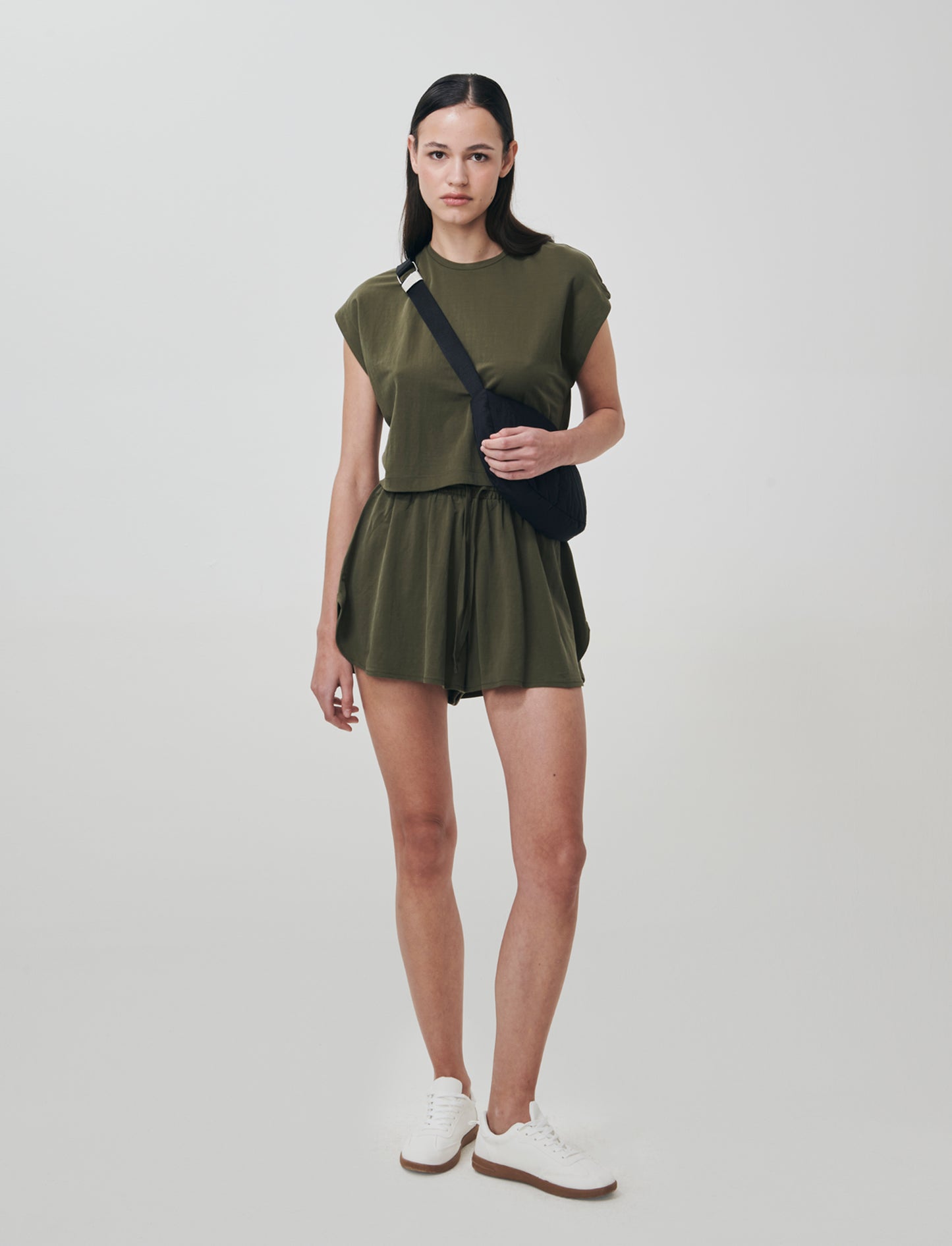 Short con fondo arrotondato e coulisse - Kaky 1