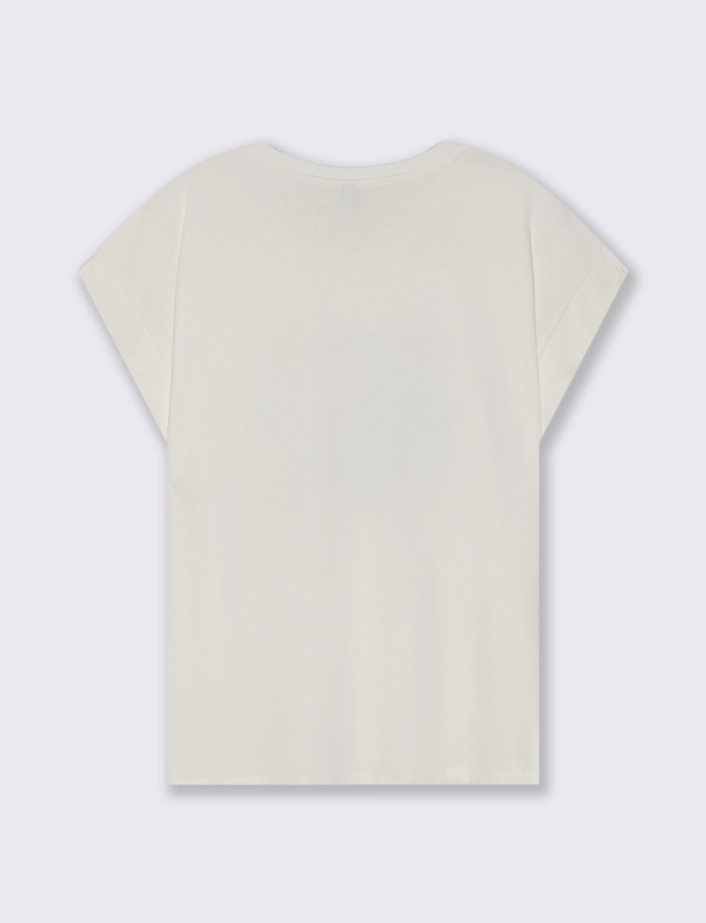 T-Shirt Manica Corta con Stampa Frontale - var 1