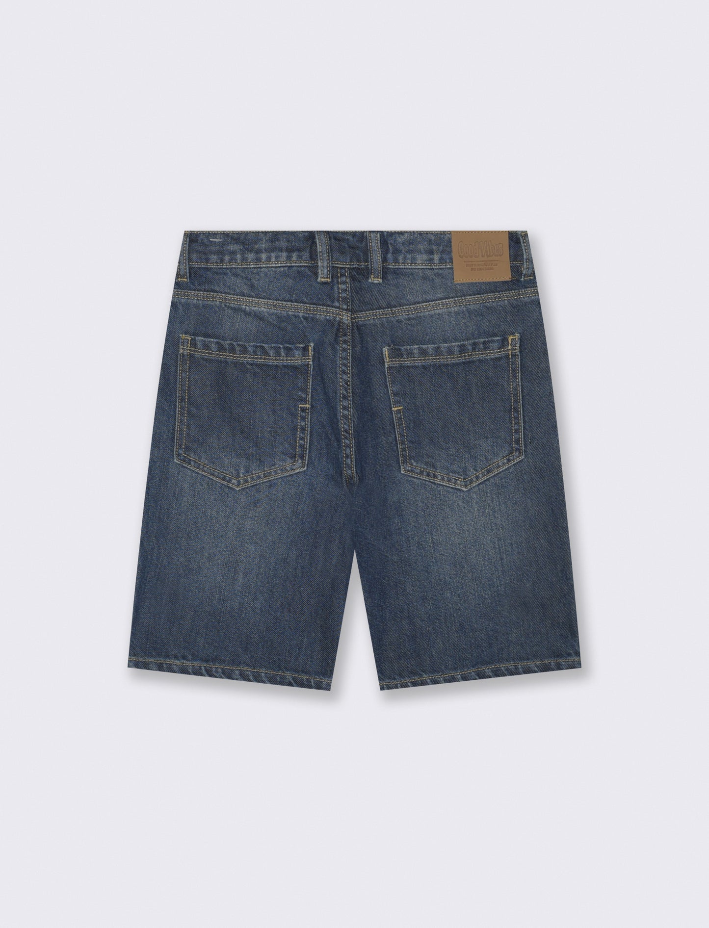 Bermuda denim 5 tasche lavaggio marble - Denim