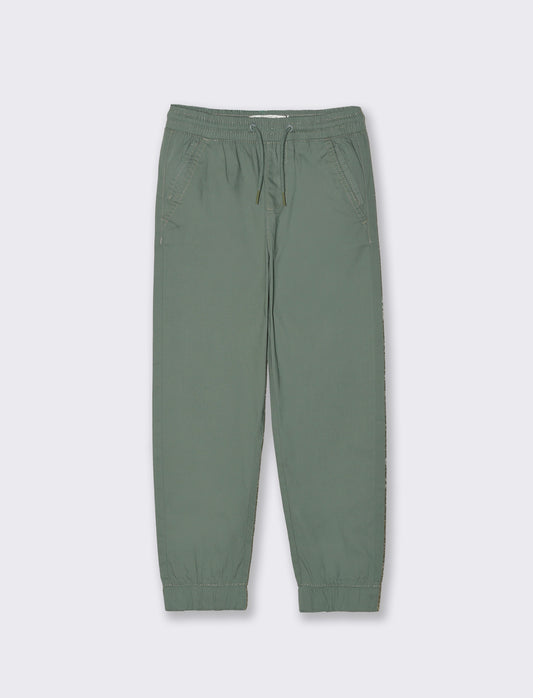 Comfortable Cotton Jogger Pants - Green