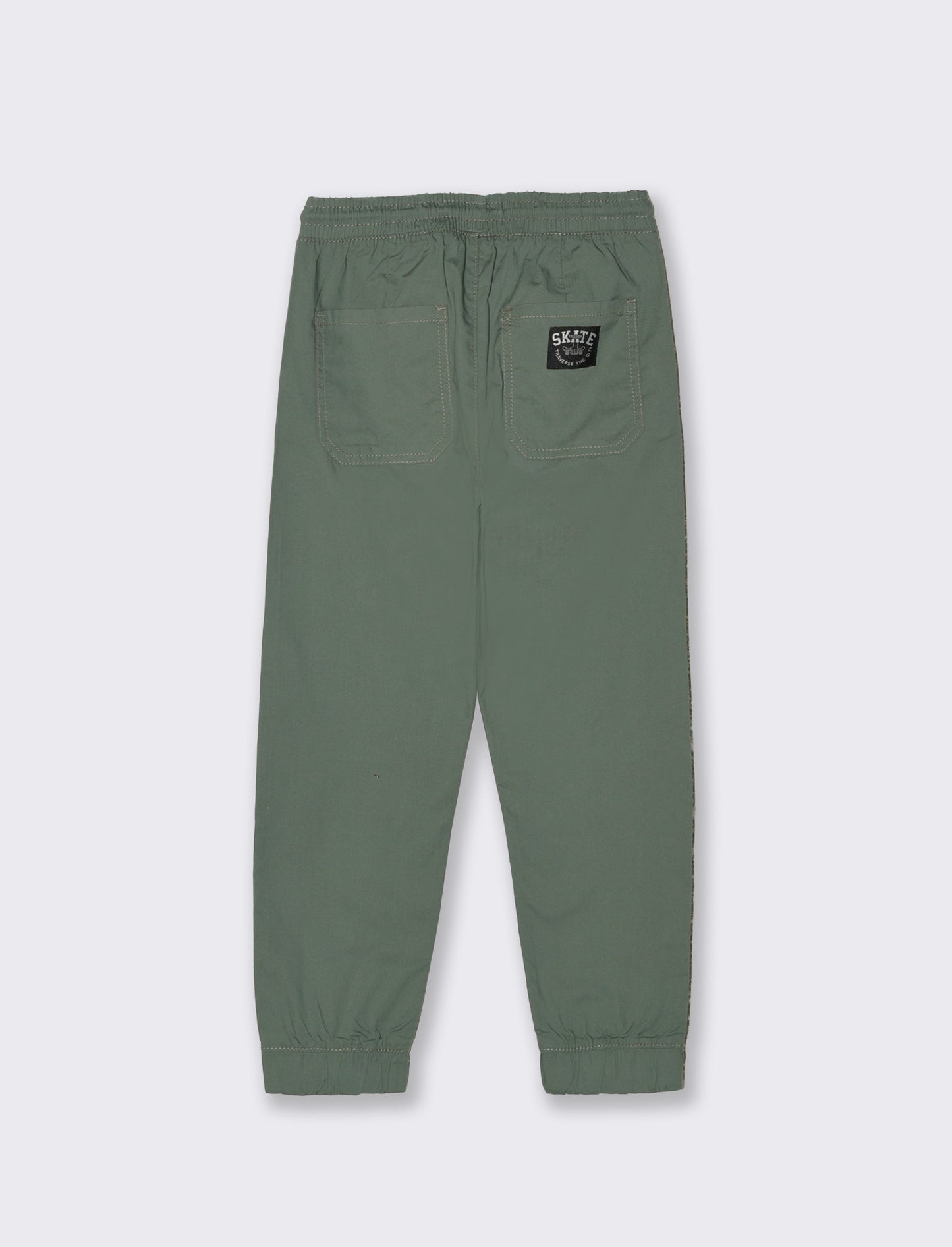 Comfortable Cotton Jogger Pants - Green