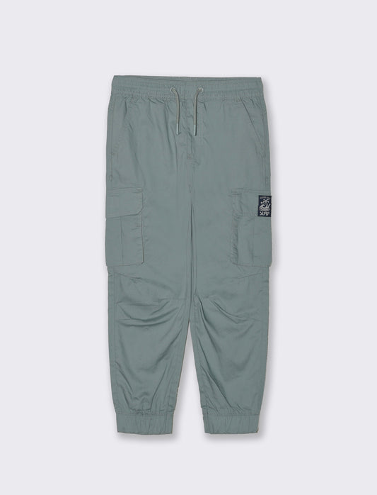 Pantalone cargo in cotone morbido e comodo - Verde salvia