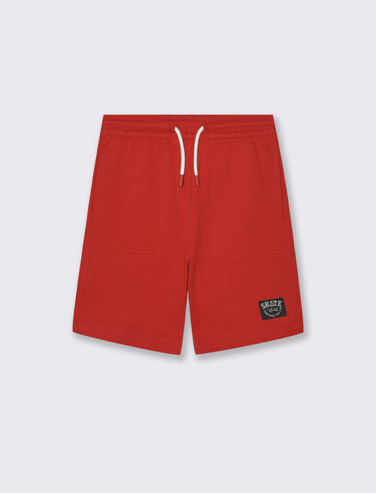 Comfortable Sweat Shorts for Leisure Time - Red
