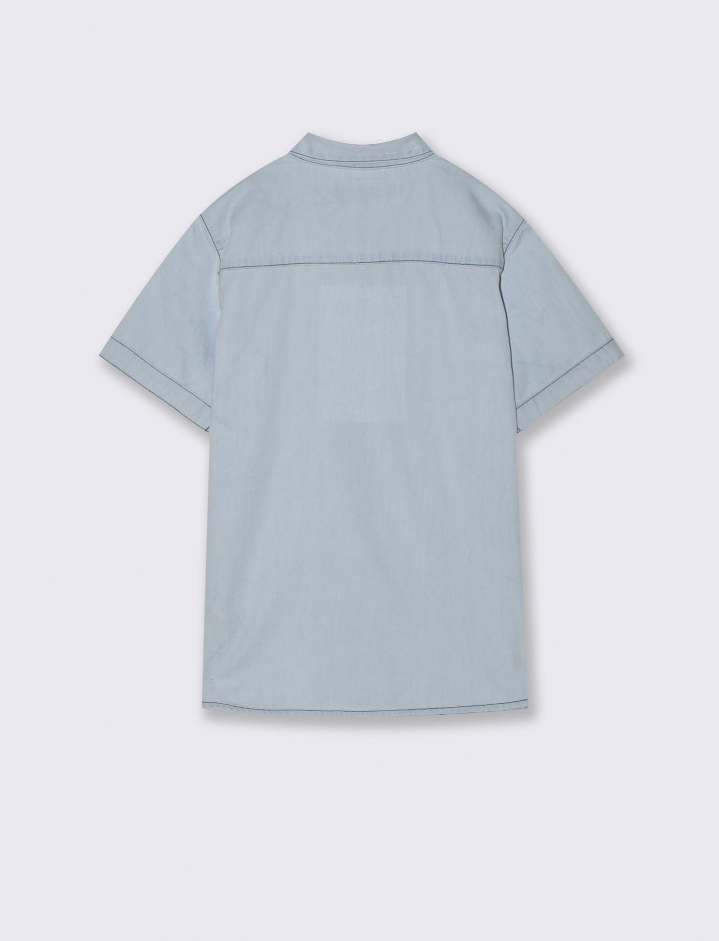 Camicia in denim mezza manica estiva - Denim chiaro