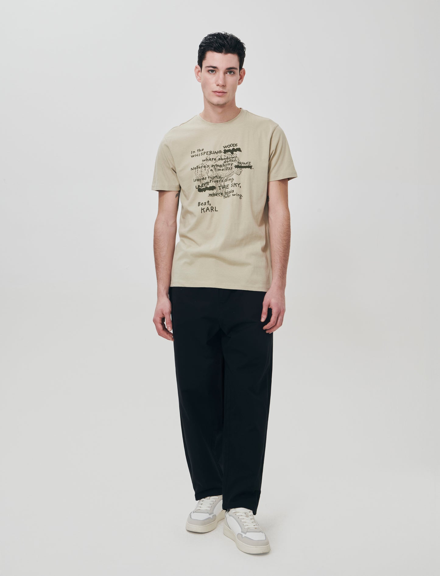 Carrot Fit Jogger Pants with Pockets - Black