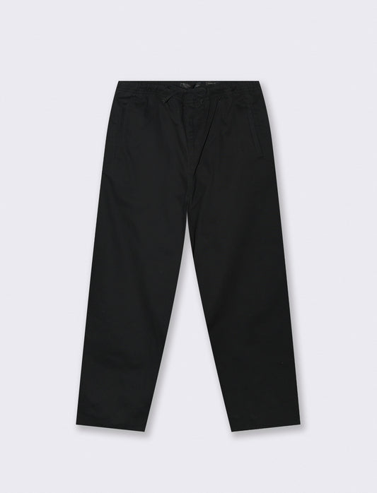 Pantalone Jogger Carrot Fit Con Tasche - Nero