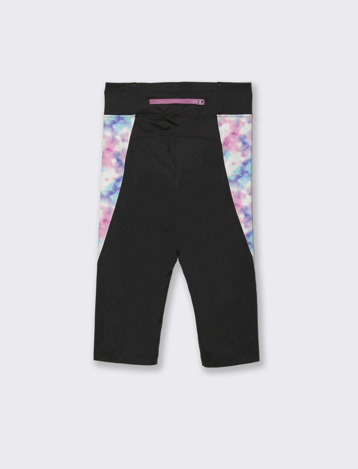 Leggings sportivi con dettagli stampati - Nero