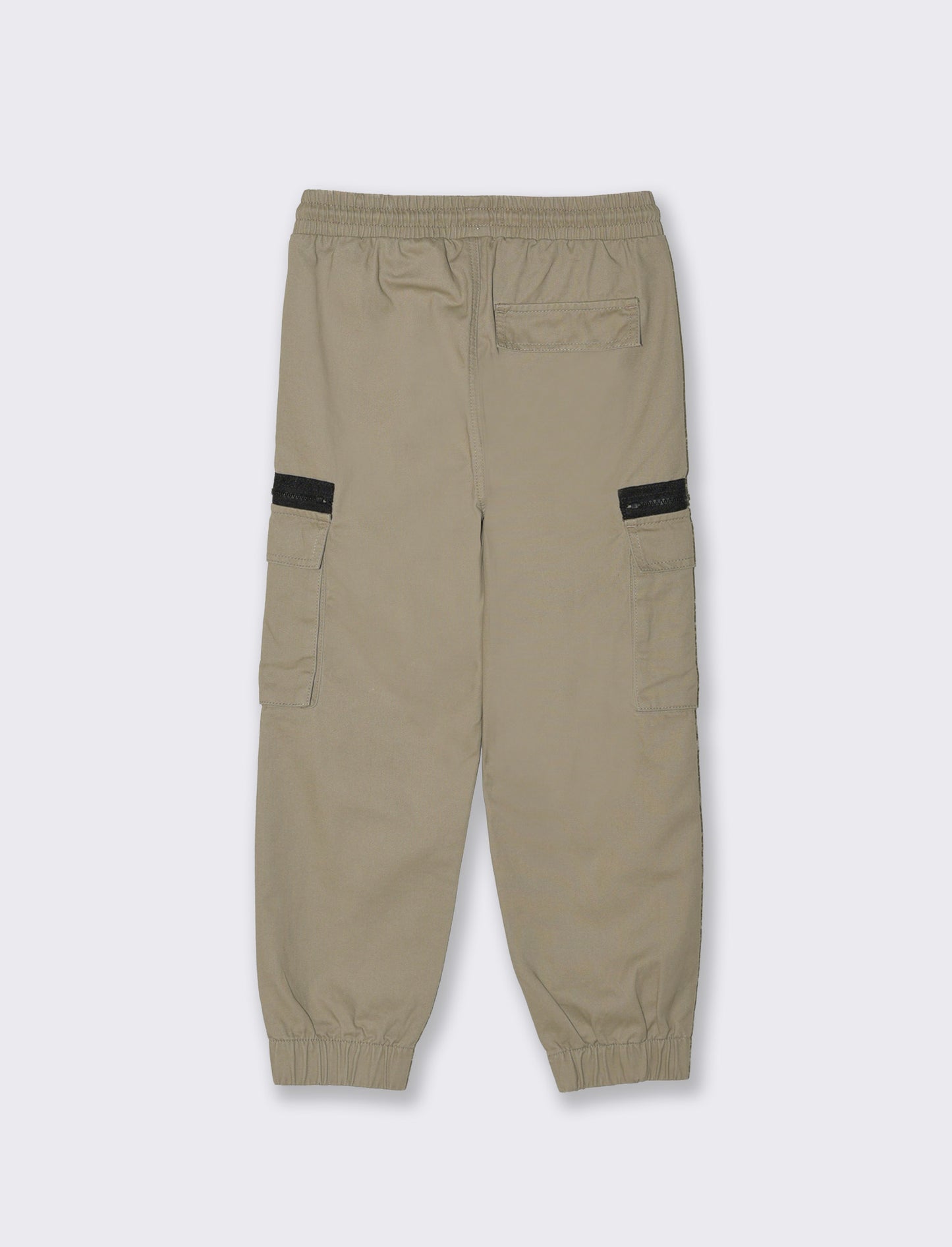 Pantaloni Jogger in Cotone con Coulisse - Beige