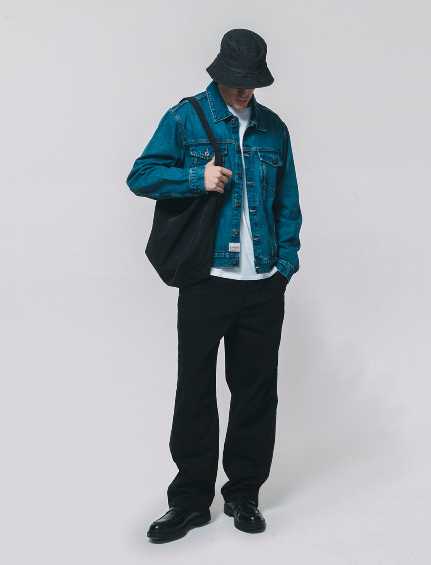 Faded denim jacket - Blue