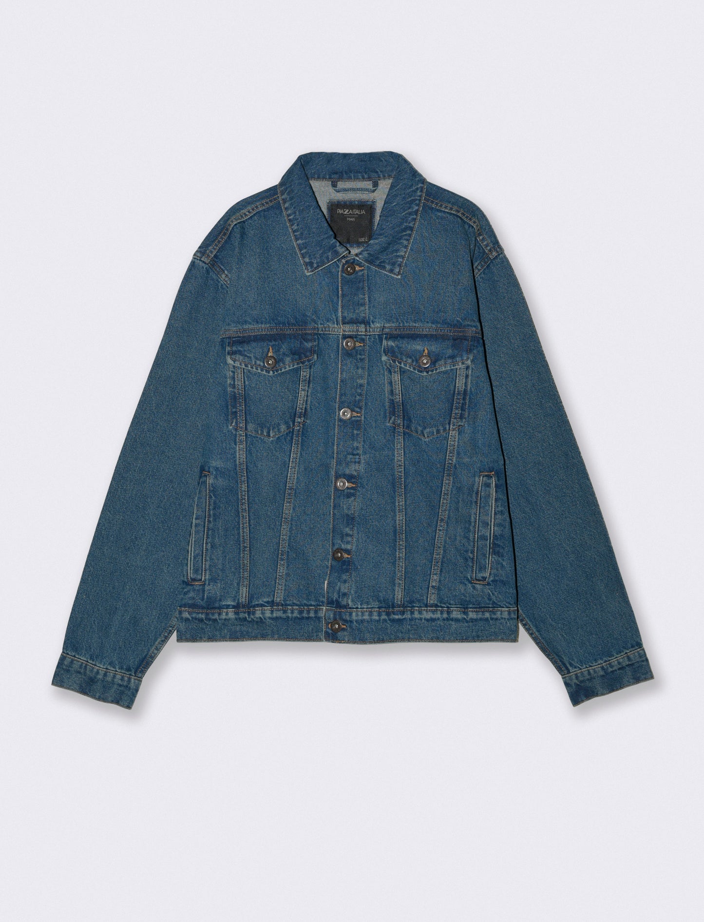 Faded denim jacket - Blue