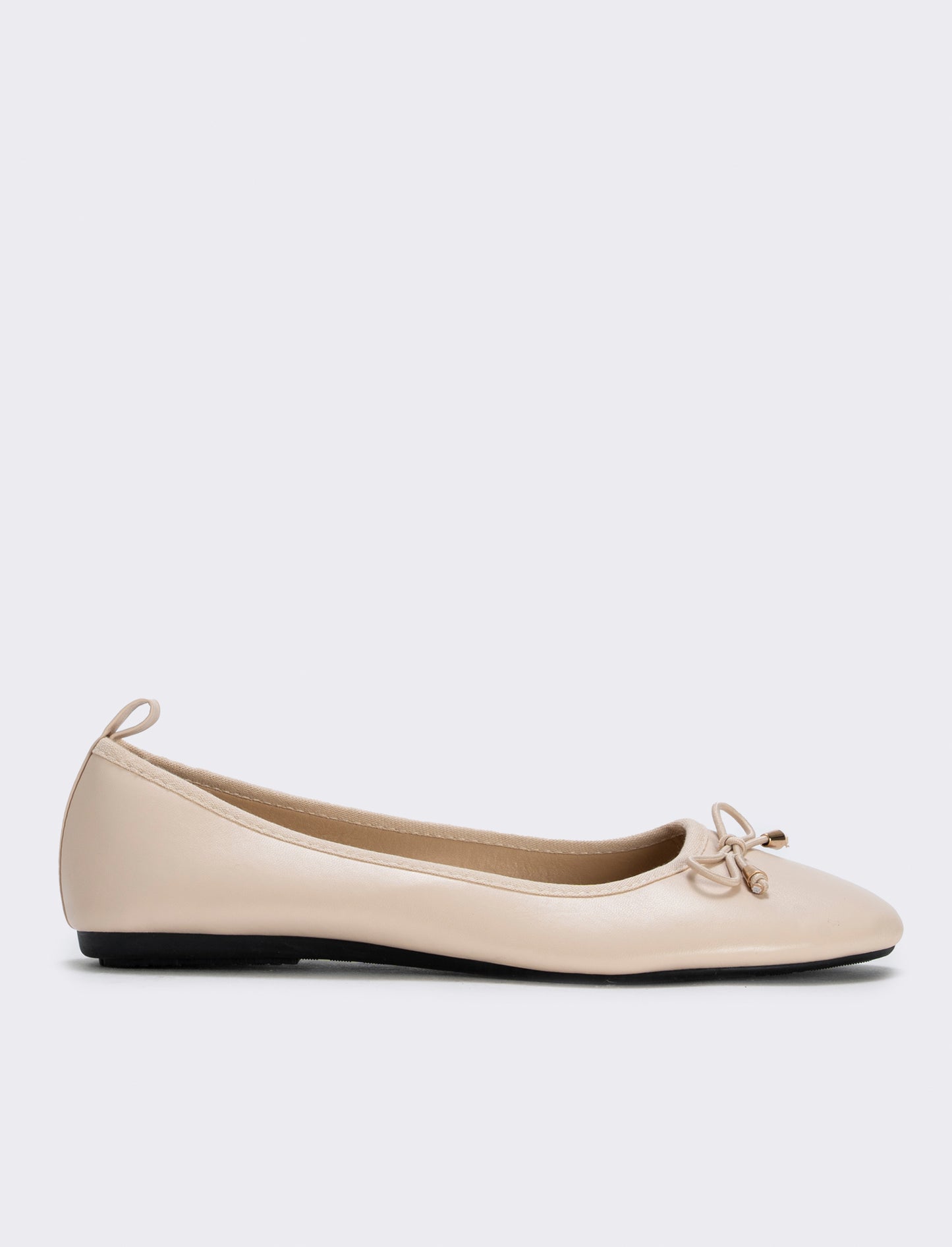 Ballerina  con fiocco colorato - Beige