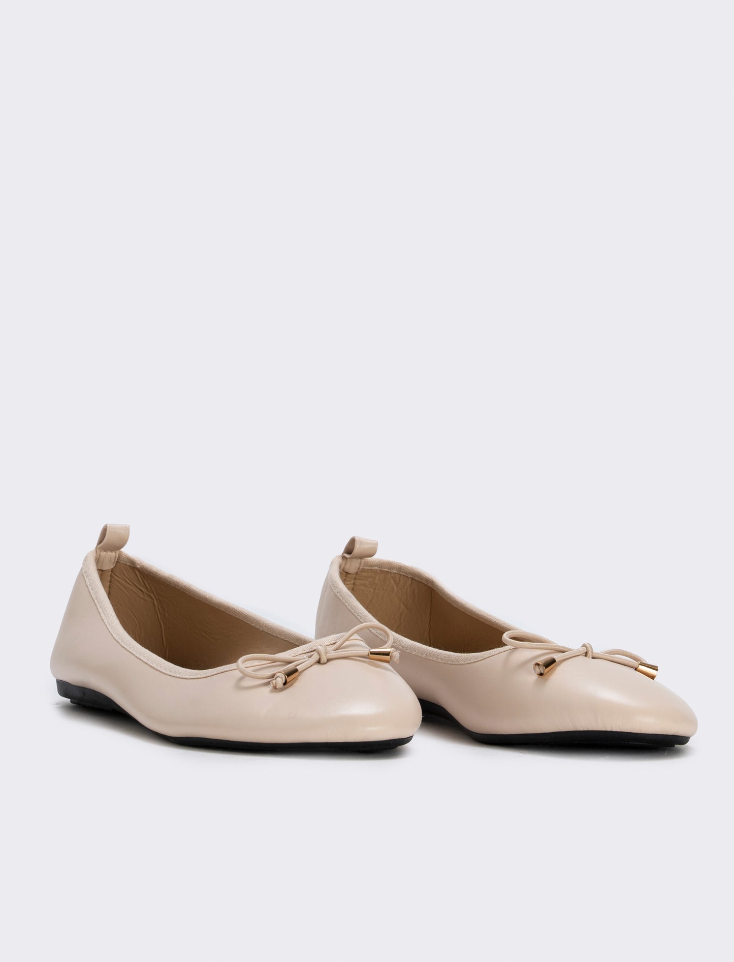 Ballerina  con fiocco colorato - Beige