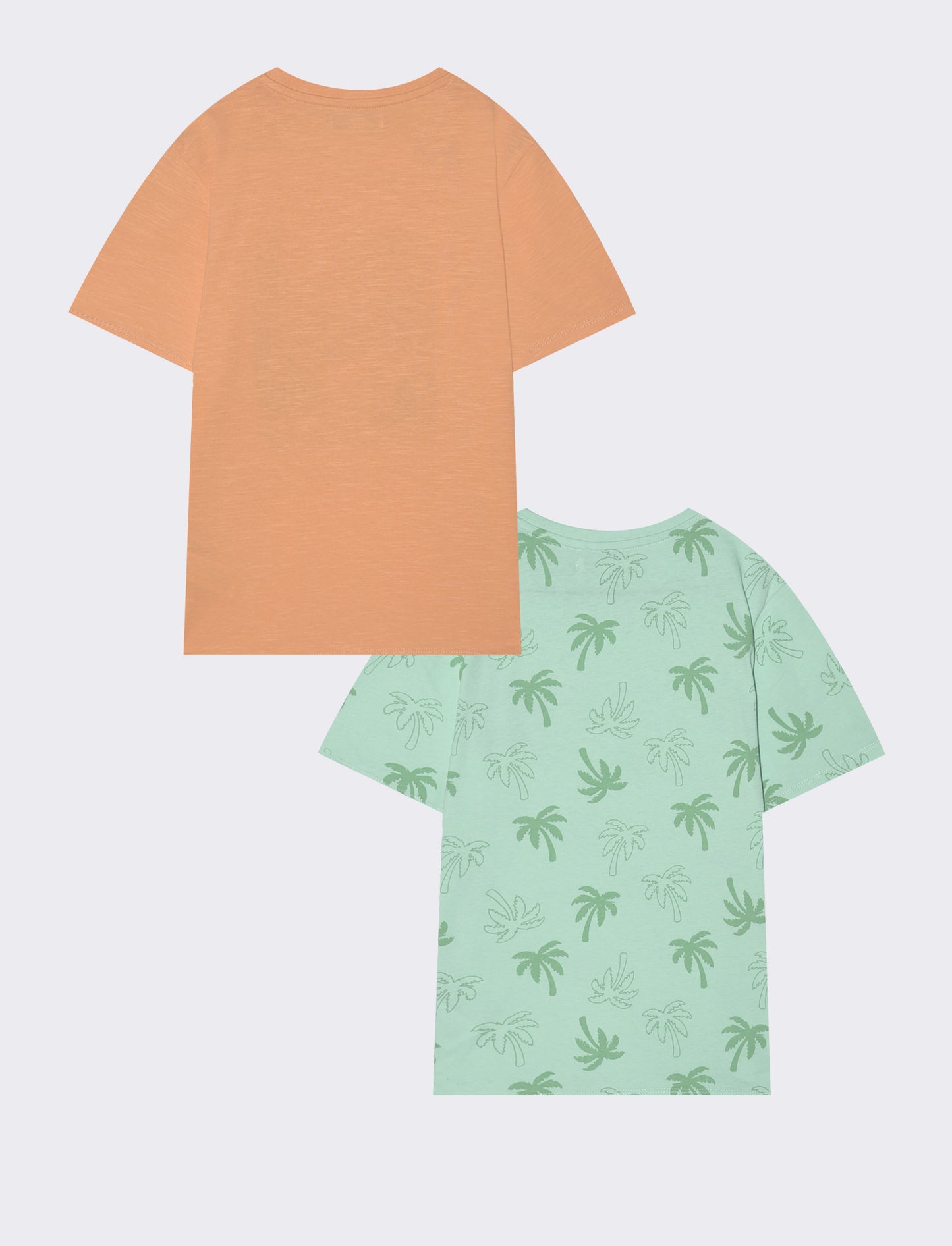 T-shirt 2Pack with print and regular fit - Green