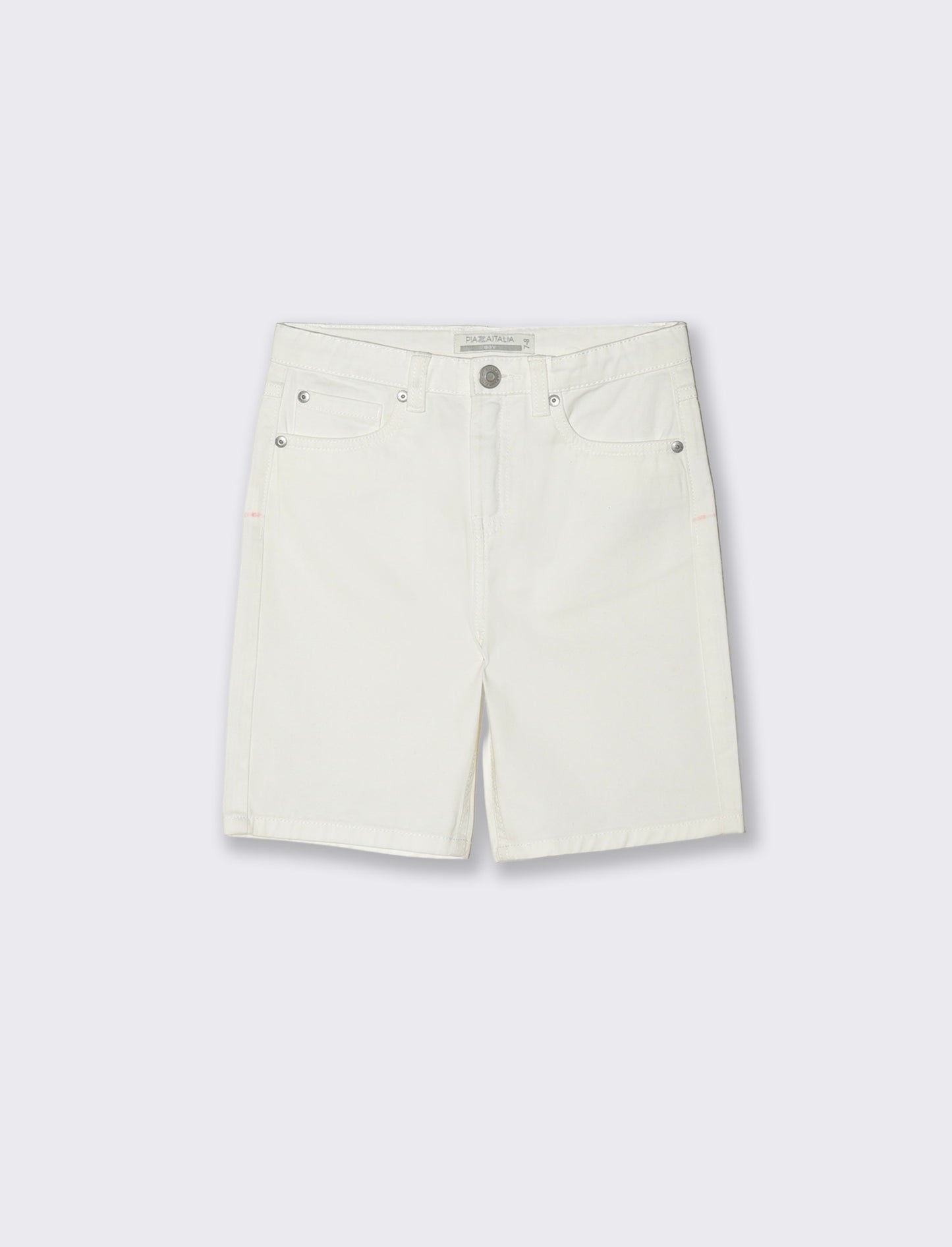 Bermuda 5 tasche in cotone per ogni stile - Bianco