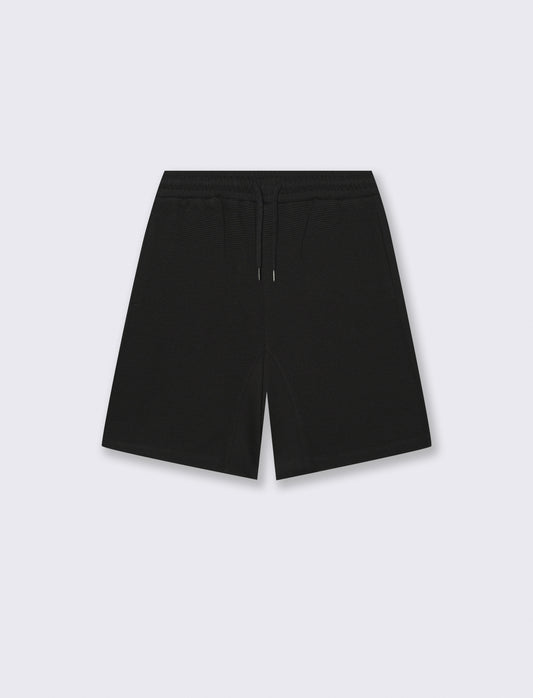 Bermuda in felpa dal look casual e stiloso - Nero