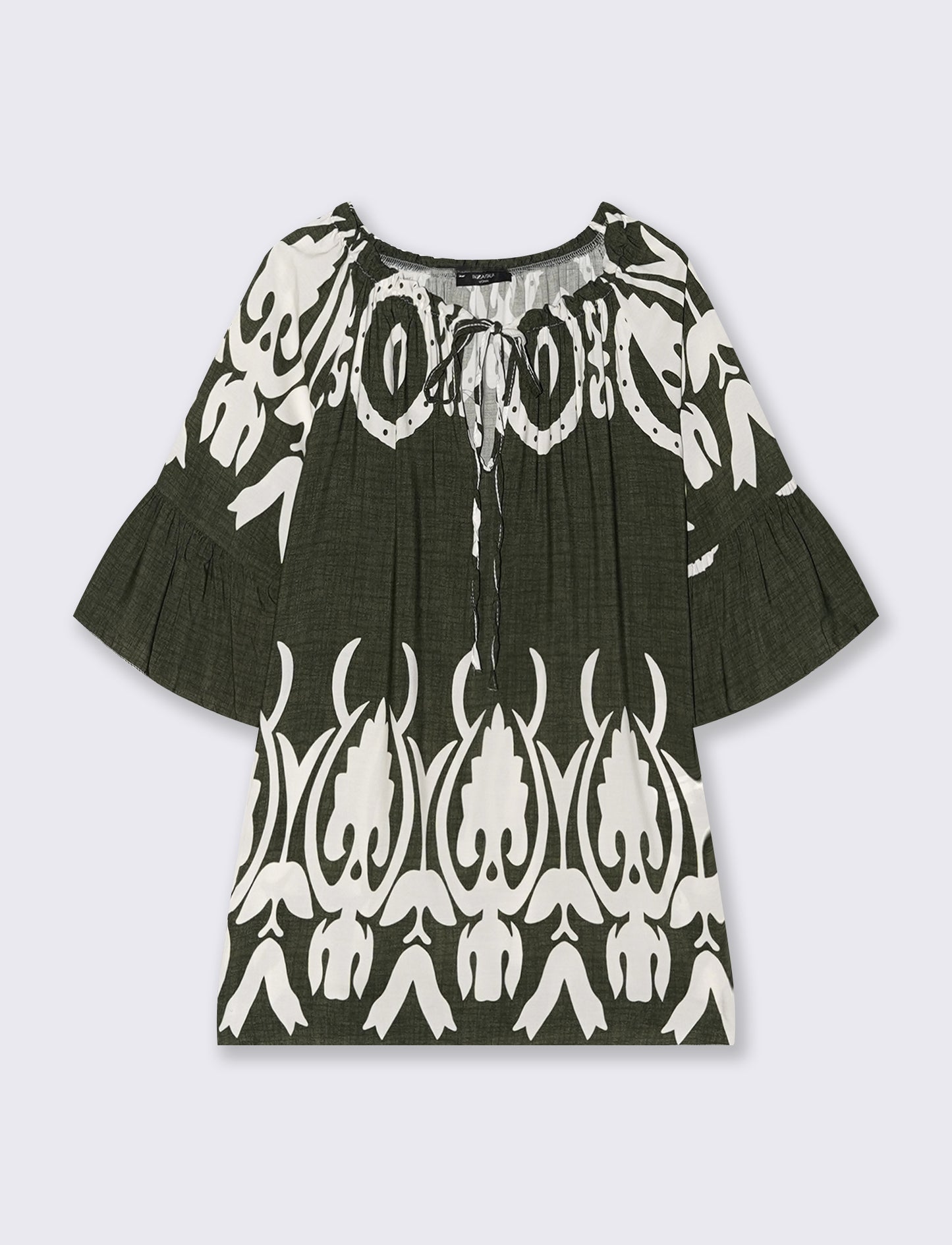 Tshirt in viscosa stampato - Ve.milit.