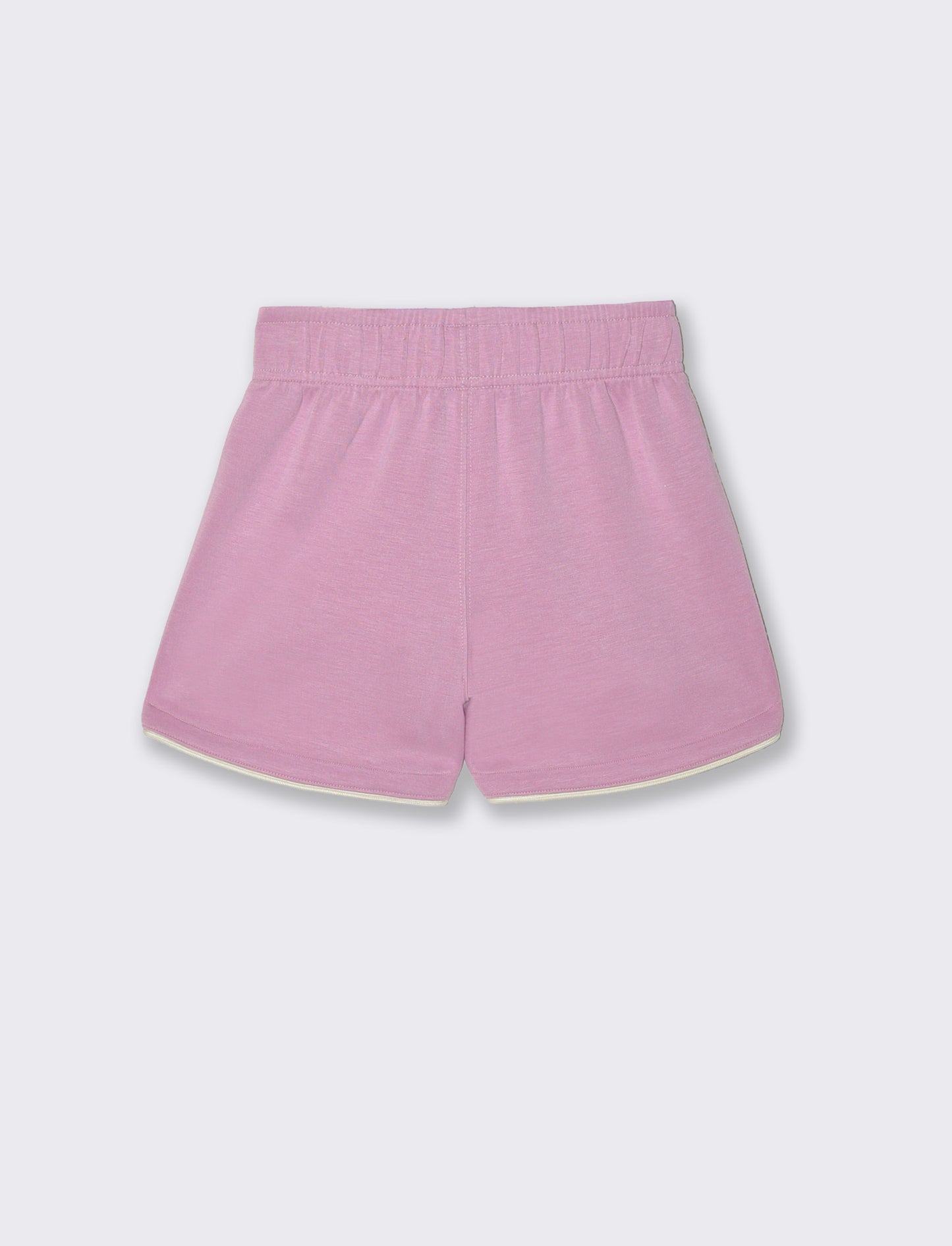 Short sportivo con profili a contrasto - Rosa