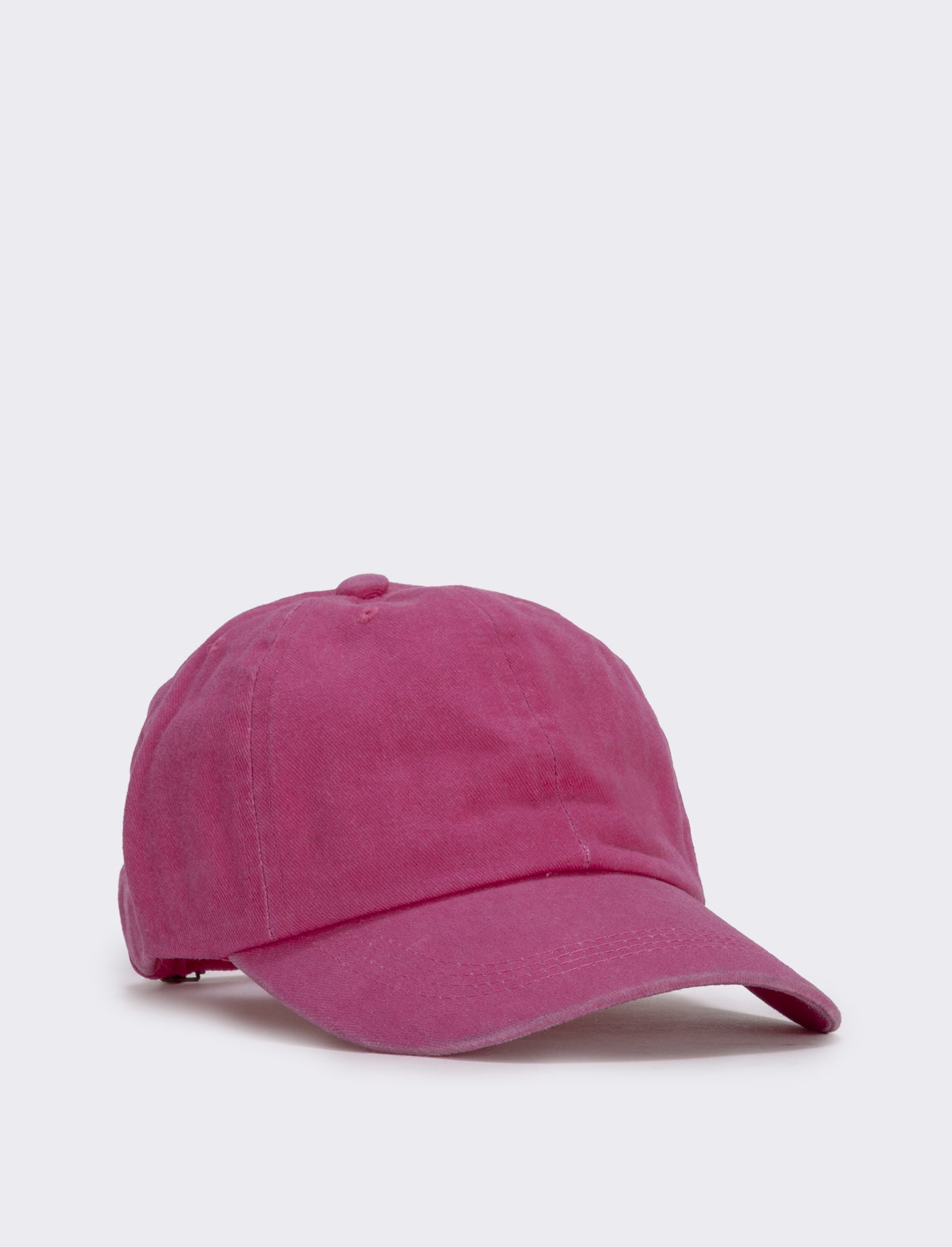 Cappello baseball delavè per uomo - Fuxia