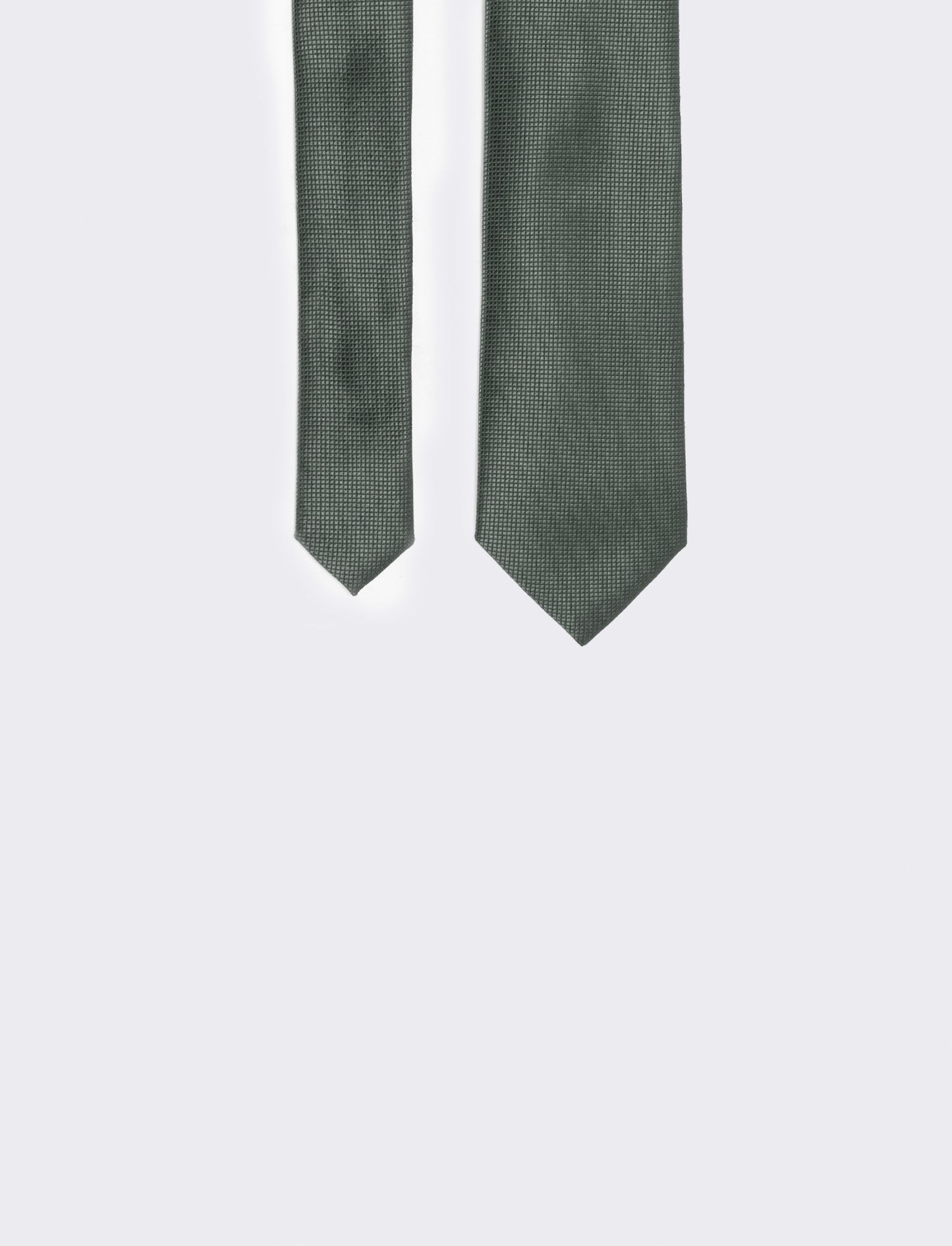 Cravatta diamantina 7cm per uomo - Verde scuro