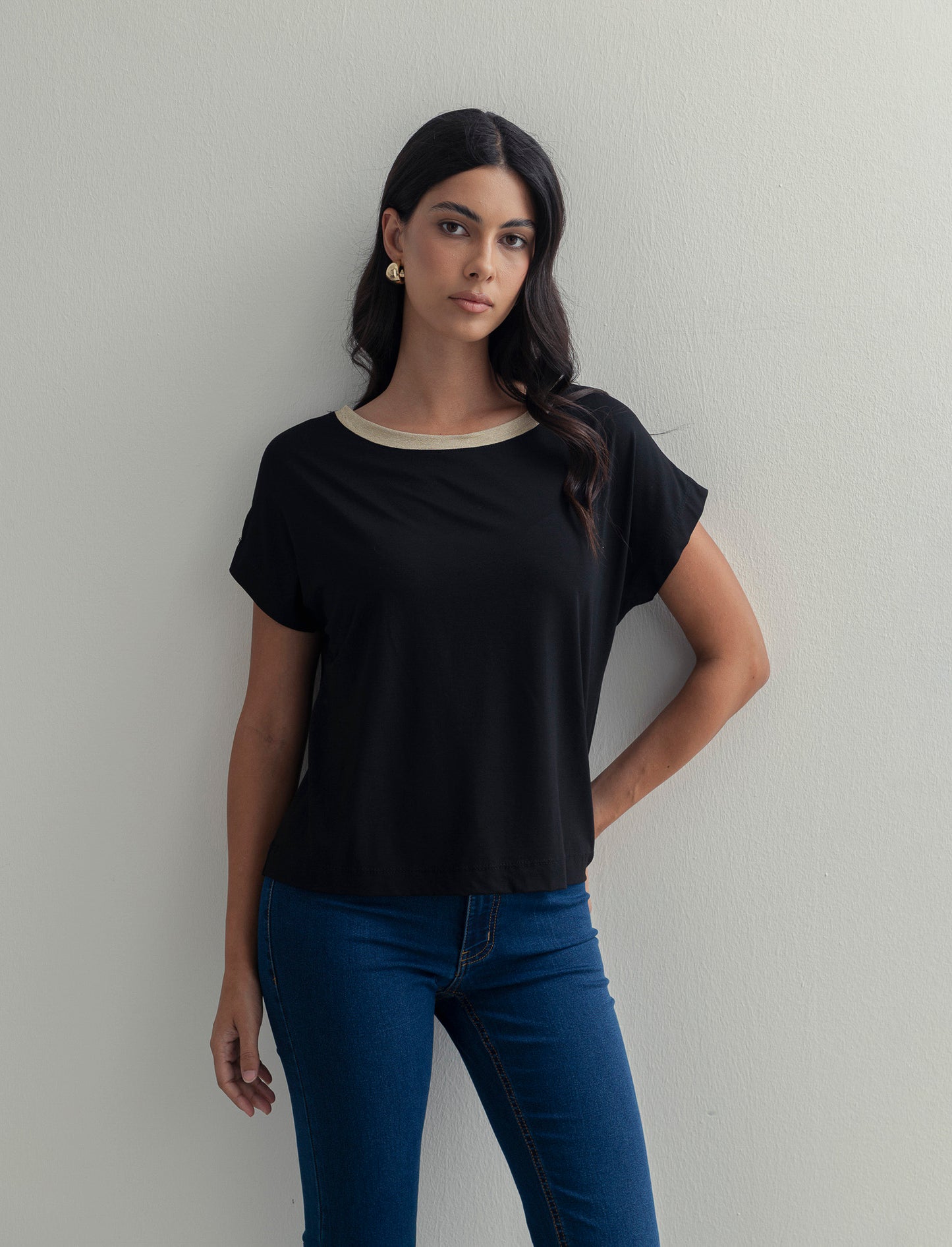 T-SHIRT MANICA CORTA - Nero