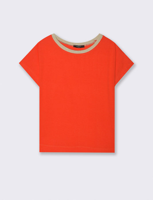 T-SHIRT MANICA CORTA - Corallo