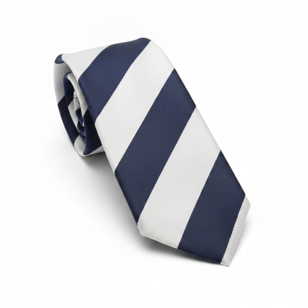Elegant 8cm Patterned Tie for Men - Blue