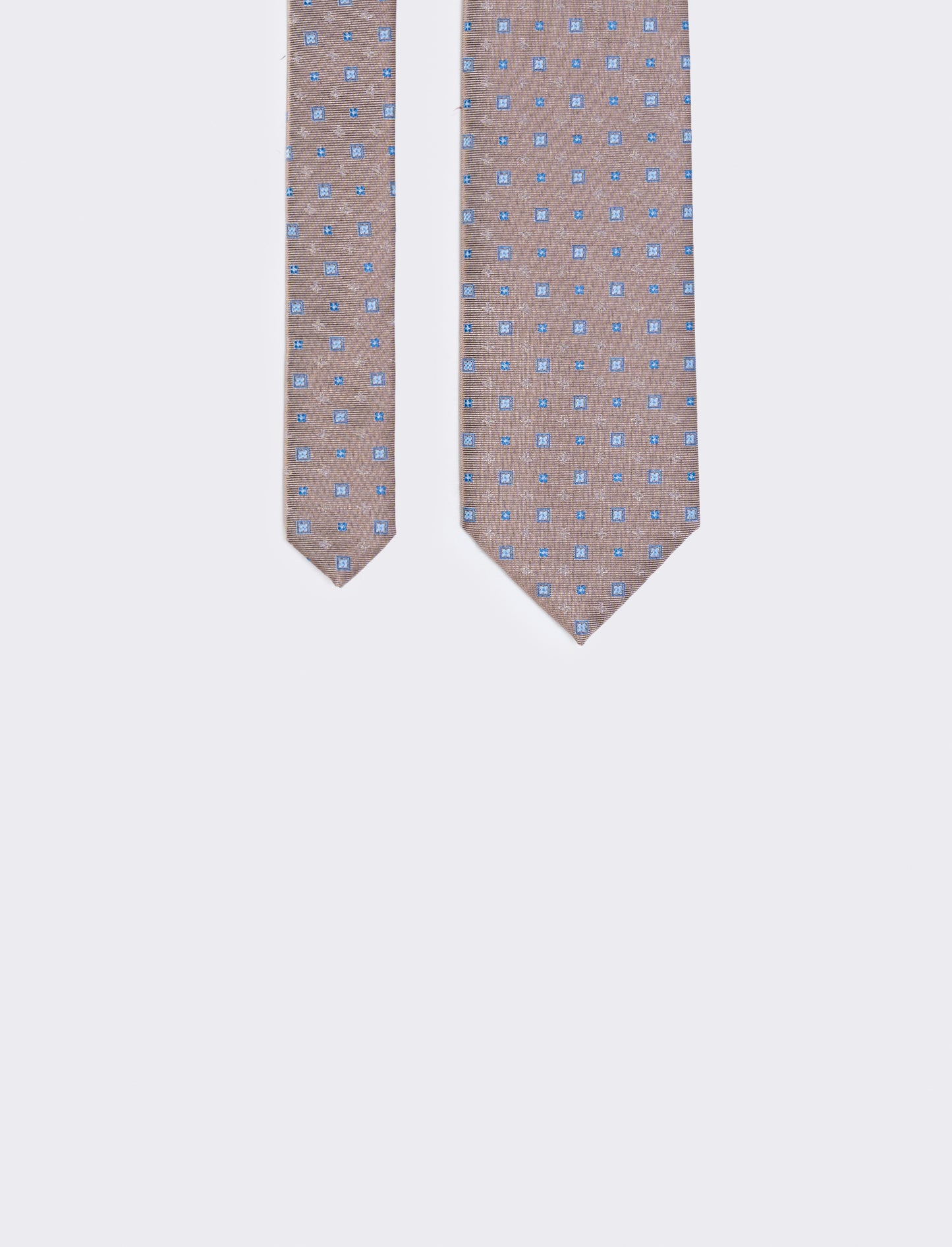 Cravatta fantasia 8cm per uomo elegante - Grigio fango